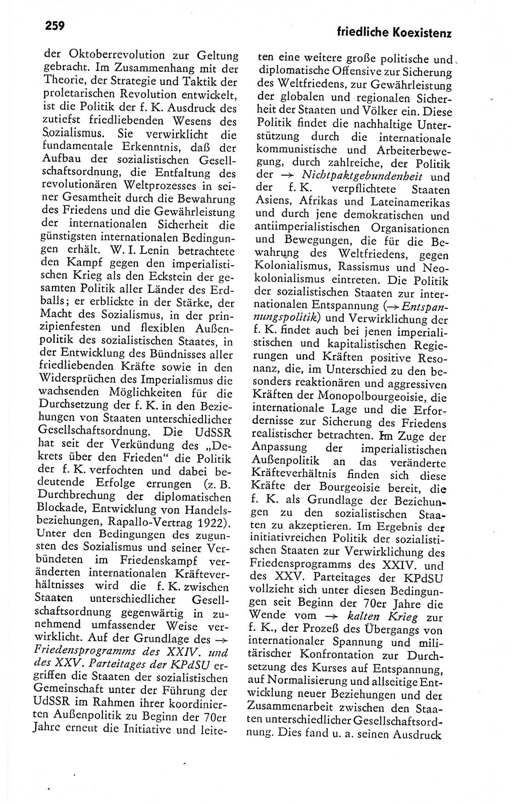Kleines politisches Wörterbuch [Deutsche Demokratische Republik (DDR)] 1978, Seite 259 (Kl. pol. Wb. DDR 1978, S. 259)