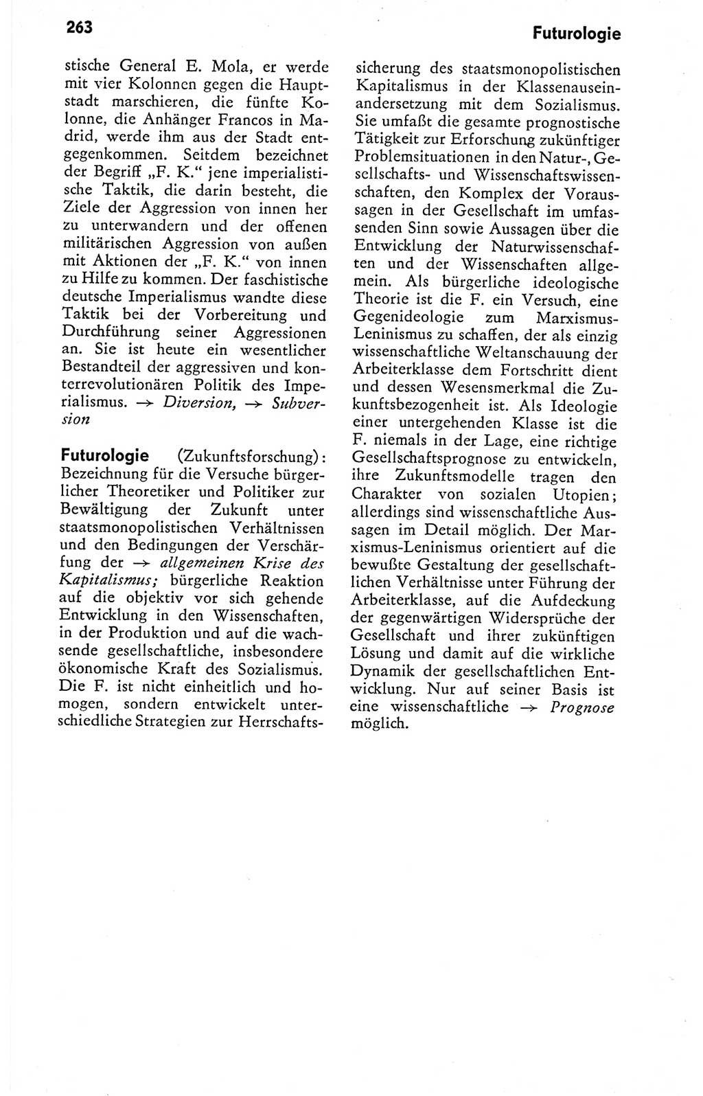 Kleines politisches Wörterbuch [Deutsche Demokratische Republik (DDR)] 1978, Seite 263 (Kl. pol. Wb. DDR 1978, S. 263)