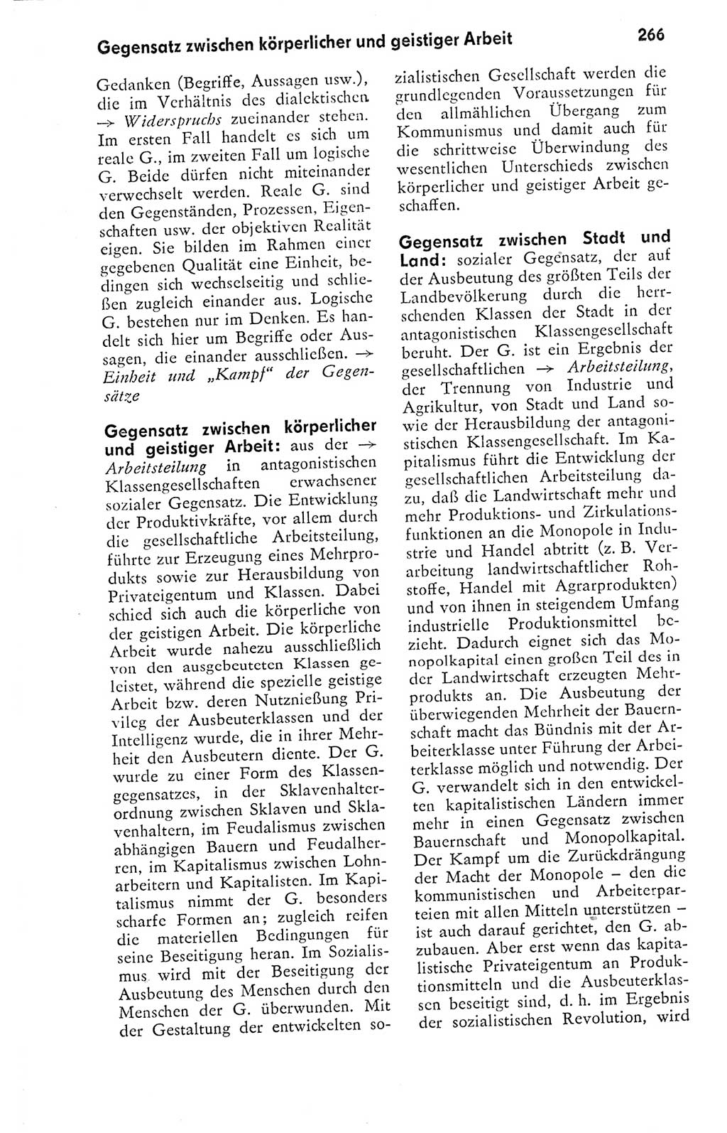 Kleines politisches Wörterbuch [Deutsche Demokratische Republik (DDR)] 1978, Seite 266 (Kl. pol. Wb. DDR 1978, S. 266)