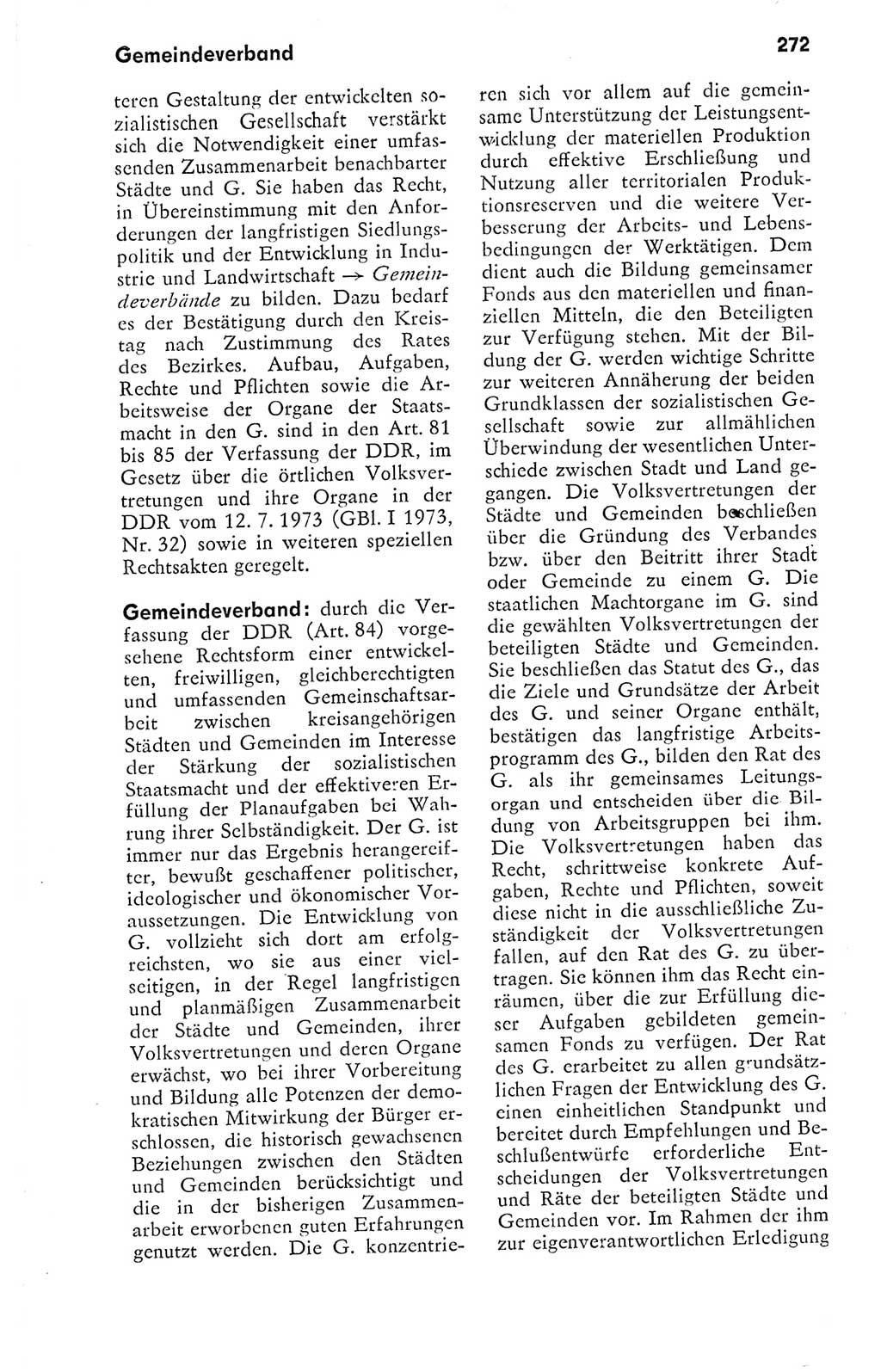 Kleines politisches Wörterbuch [Deutsche Demokratische Republik (DDR)] 1978, Seite 272 (Kl. pol. Wb. DDR 1978, S. 272)