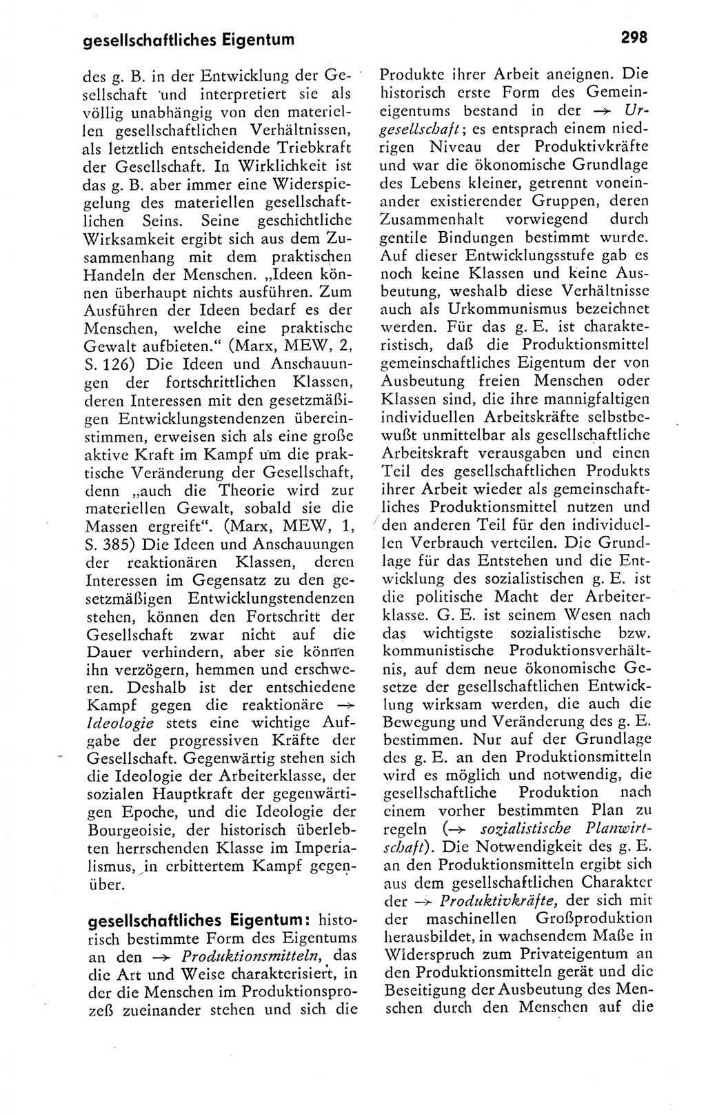 Kleines politisches Wörterbuch [Deutsche Demokratische Republik (DDR)] 1978, Seite 298 (Kl. pol. Wb. DDR 1978, S. 298)