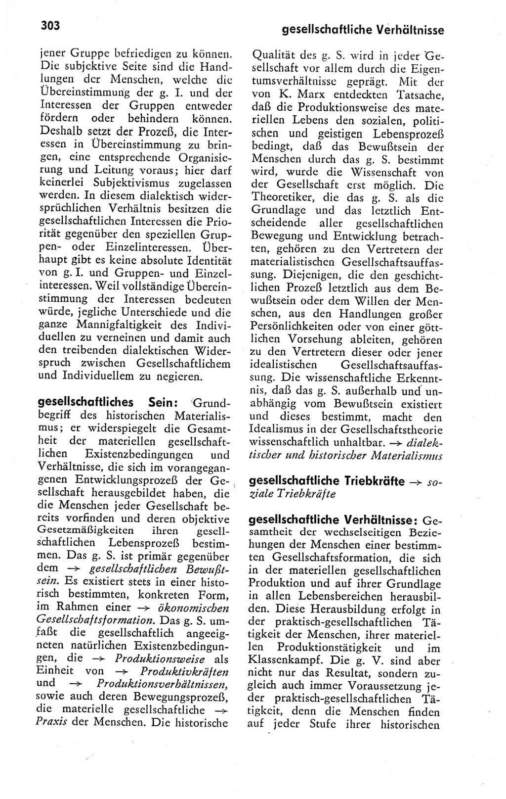 Kleines politisches Wörterbuch [Deutsche Demokratische Republik (DDR)] 1978, Seite 303 (Kl. pol. Wb. DDR 1978, S. 303)