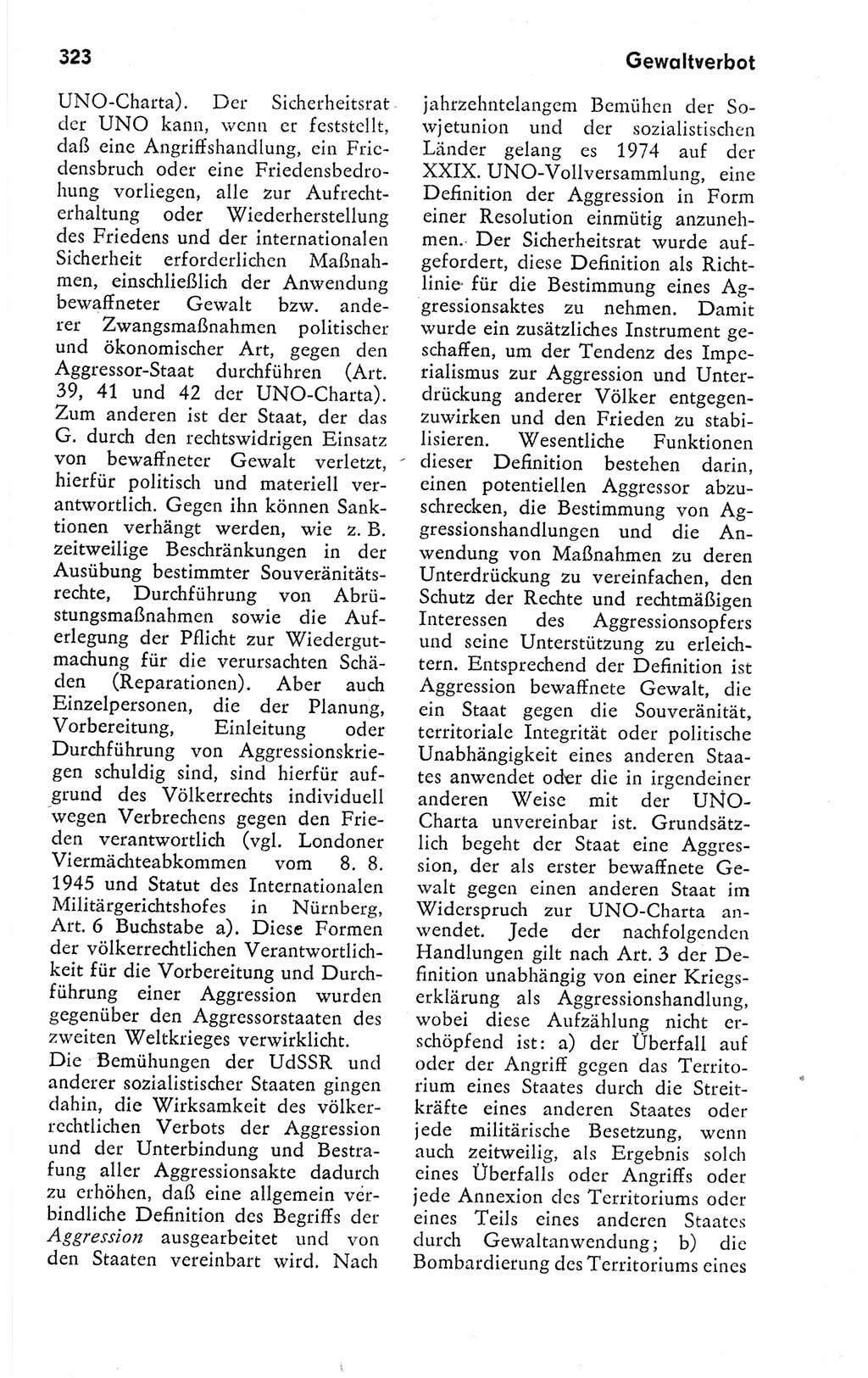 Kleines politisches Wörterbuch [Deutsche Demokratische Republik (DDR)] 1978, Seite 323 (Kl. pol. Wb. DDR 1978, S. 323)