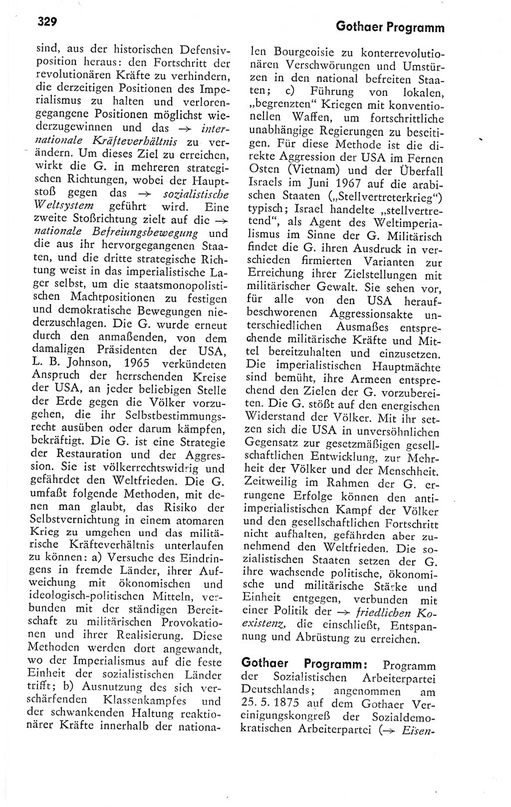 Kleines politisches Wörterbuch [Deutsche Demokratische Republik (DDR)] 1978, Seite 329 (Kl. pol. Wb. DDR 1978, S. 329)