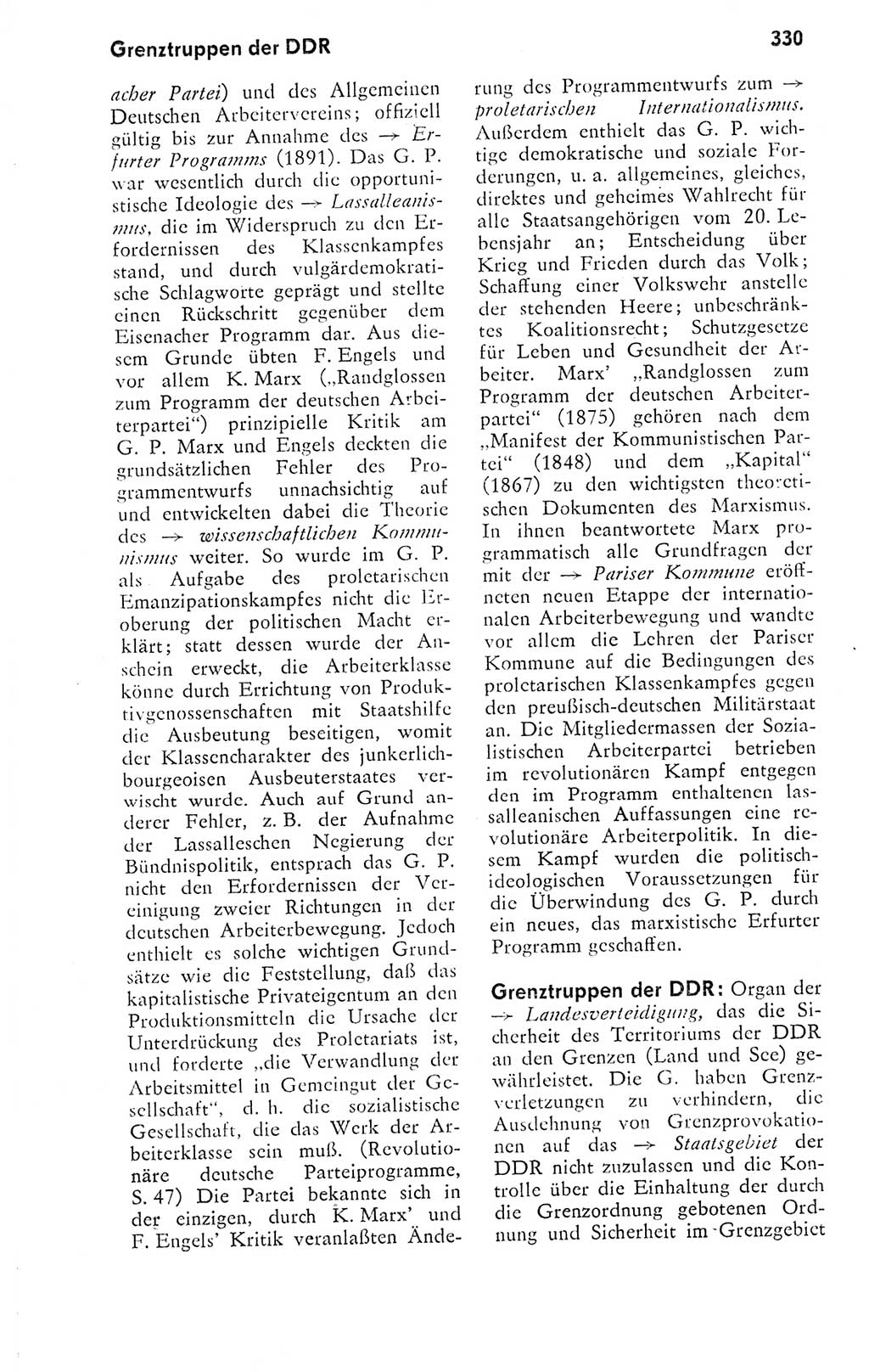Kleines politisches Wörterbuch [Deutsche Demokratische Republik (DDR)] 1978, Seite 330 (Kl. pol. Wb. DDR 1978, S. 330)