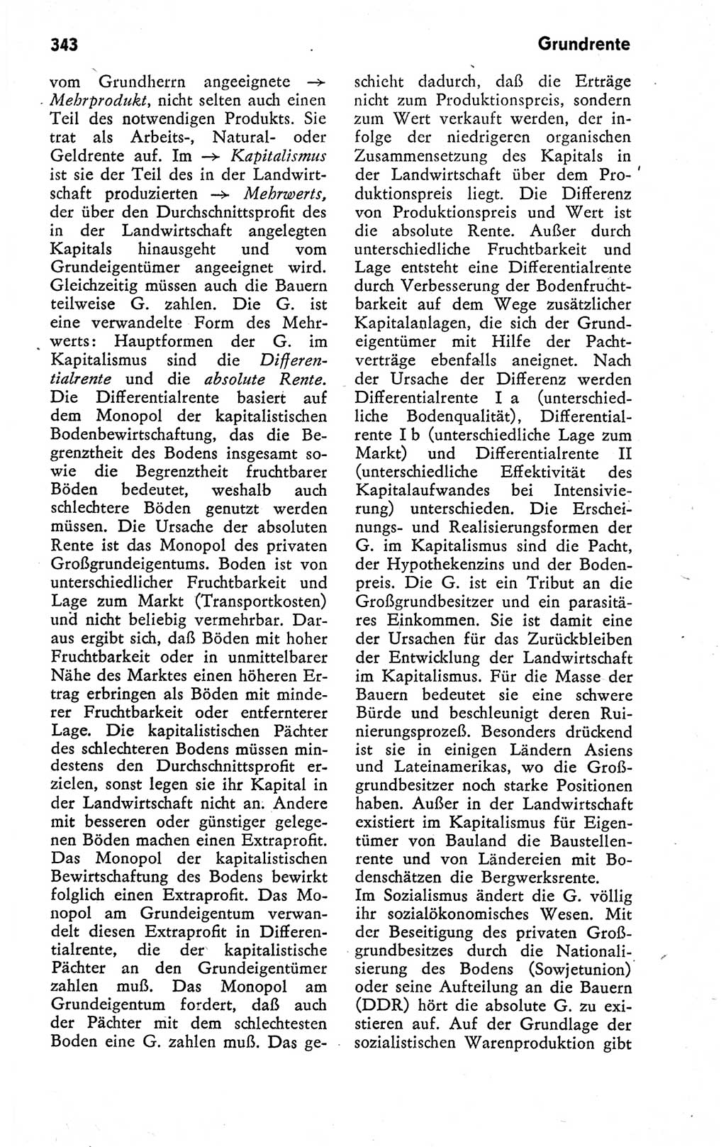 Kleines politisches Wörterbuch [Deutsche Demokratische Republik (DDR)] 1978, Seite 343 (Kl. pol. Wb. DDR 1978, S. 343)