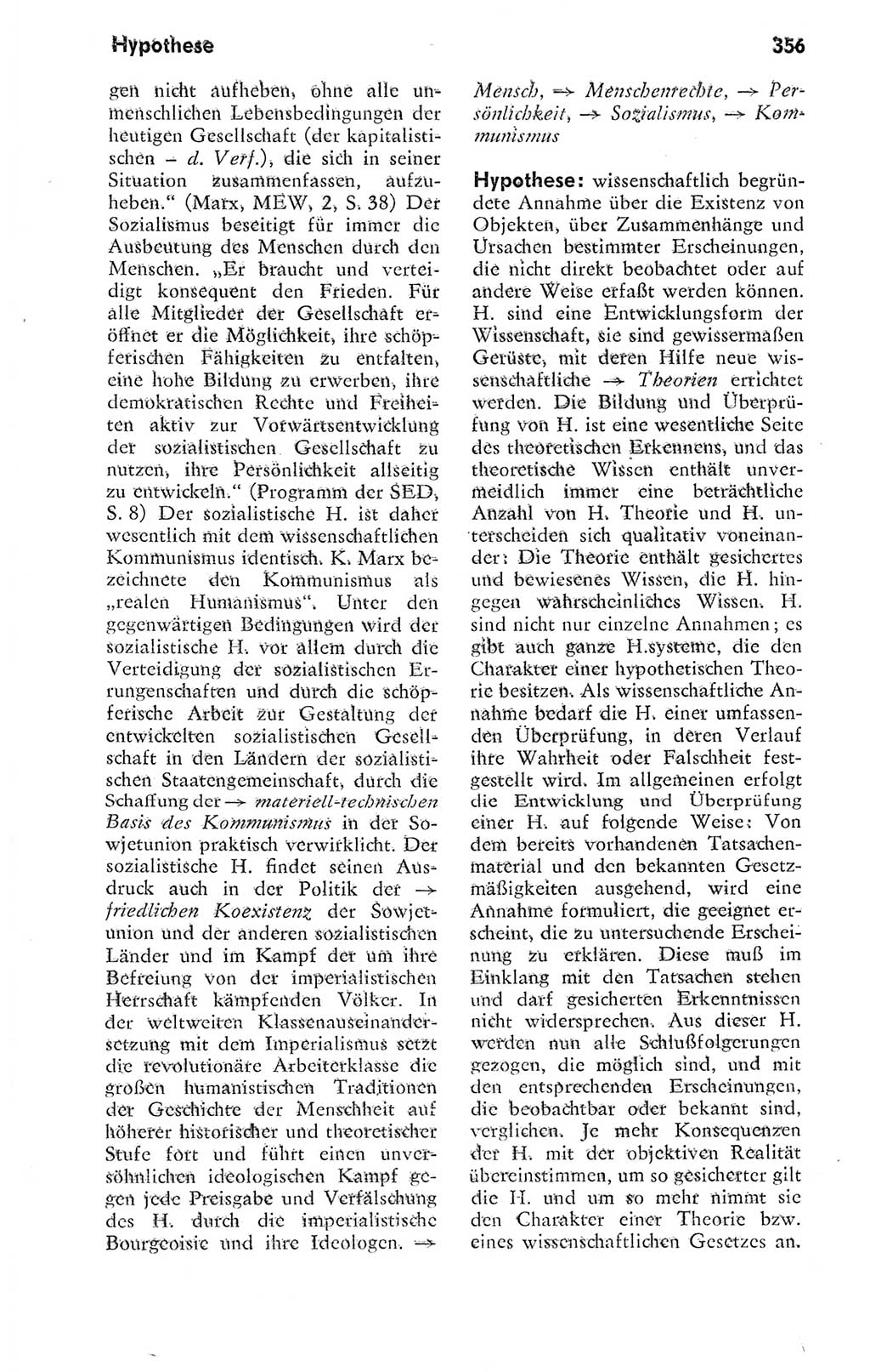 Kleines politisches Wörterbuch [Deutsche Demokratische Republik (DDR)] 1978, Seite 356 (Kl. pol. Wb. DDR 1978, S. 356)
