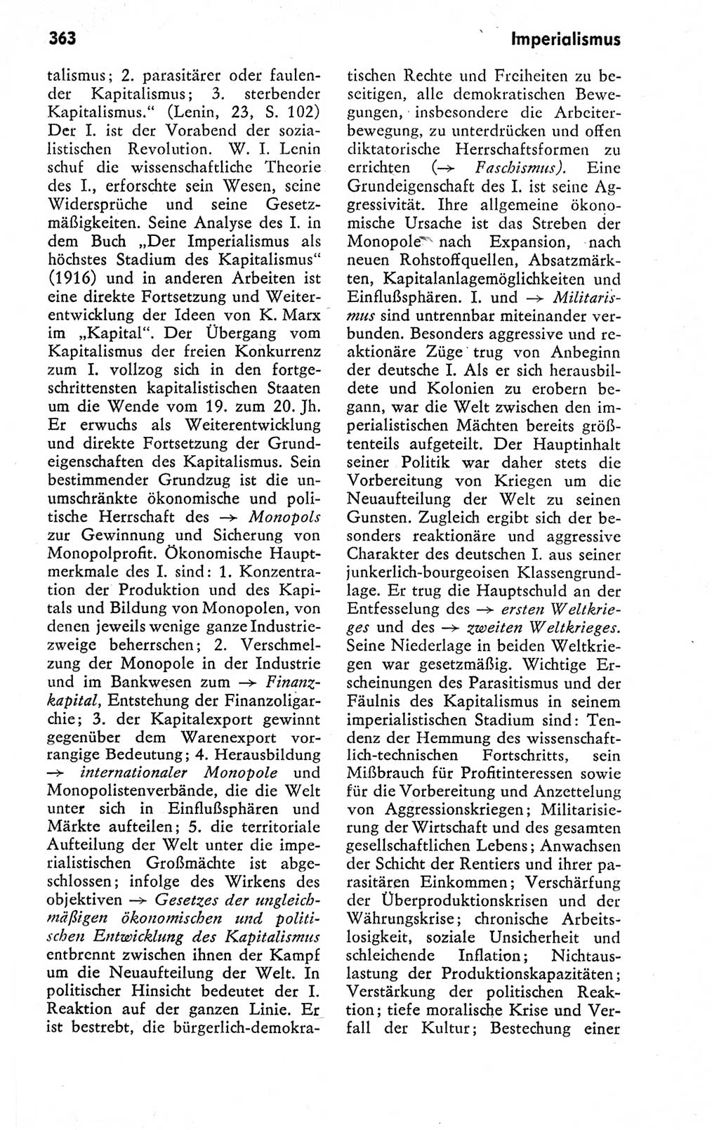 Kleines politisches Wörterbuch [Deutsche Demokratische Republik (DDR)] 1978, Seite 363 (Kl. pol. Wb. DDR 1978, S. 363)