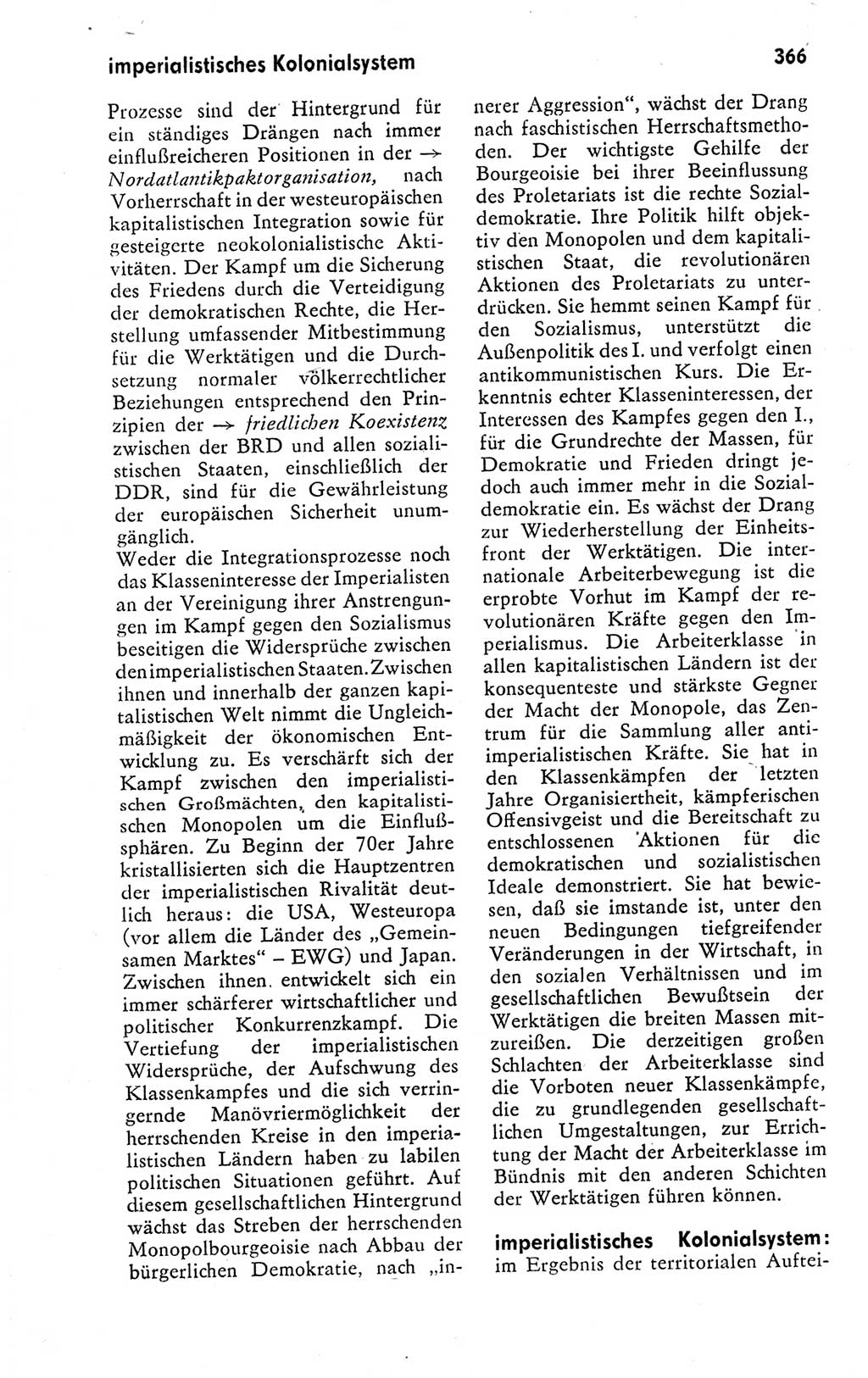 Kleines politisches Wörterbuch [Deutsche Demokratische Republik (DDR)] 1978, Seite 366 (Kl. pol. Wb. DDR 1978, S. 366)