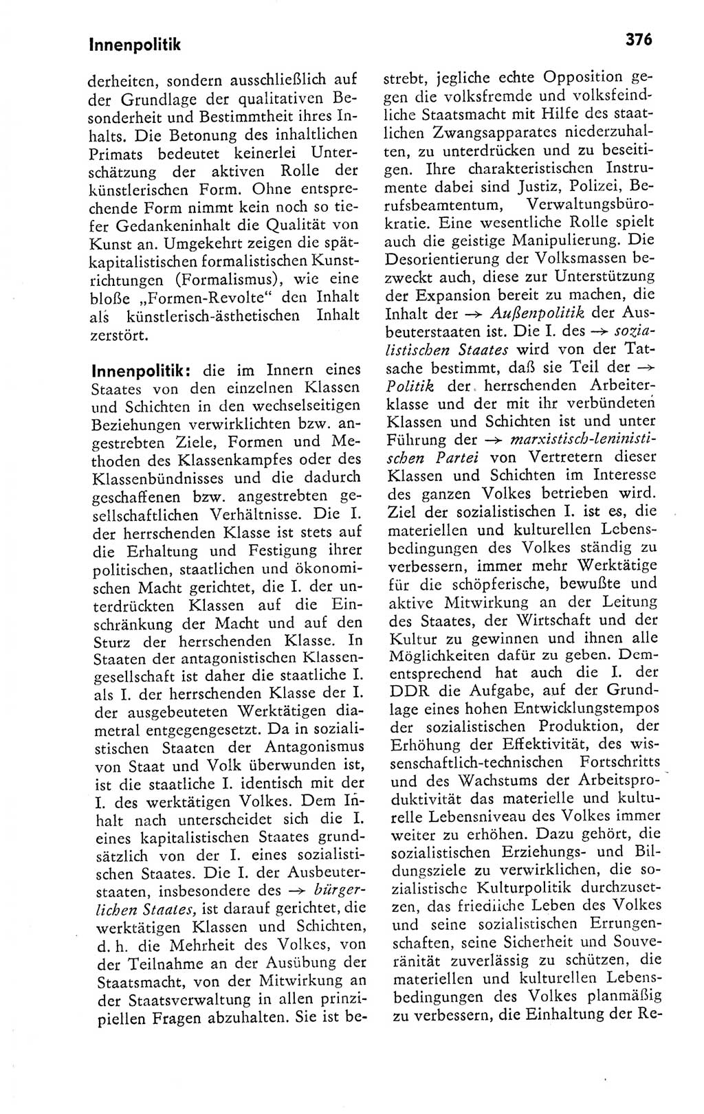 Kleines politisches Wörterbuch [Deutsche Demokratische Republik (DDR)] 1978, Seite 376 (Kl. pol. Wb. DDR 1978, S. 376)
