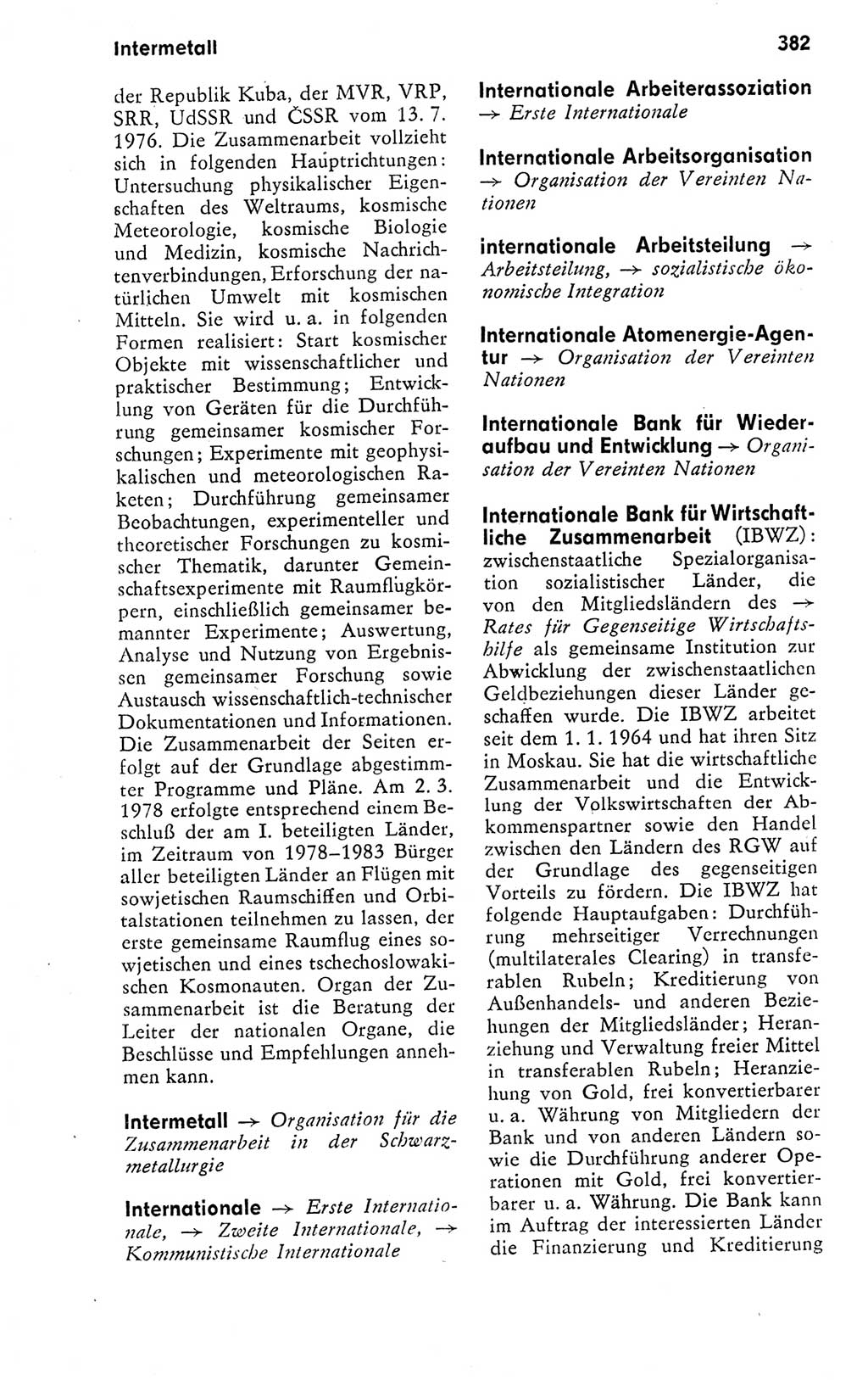 Kleines politisches Wörterbuch [Deutsche Demokratische Republik (DDR)] 1978, Seite 382 (Kl. pol. Wb. DDR 1978, S. 382)