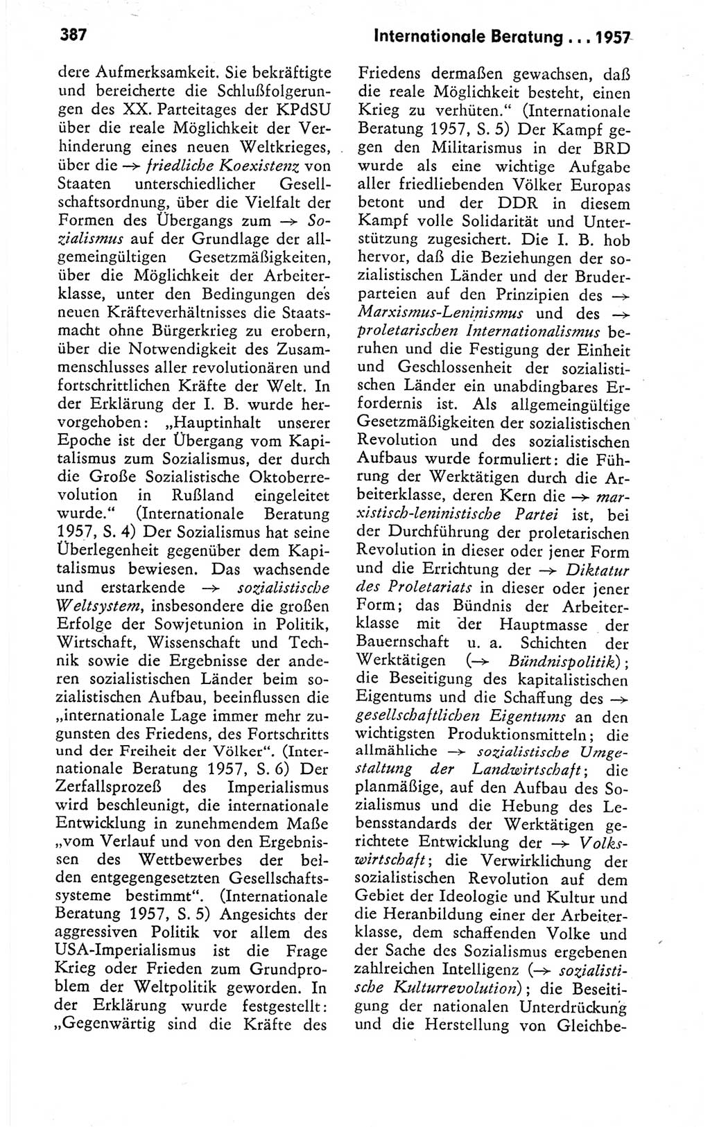 Kleines politisches Wörterbuch [Deutsche Demokratische Republik (DDR)] 1978, Seite 387 (Kl. pol. Wb. DDR 1978, S. 387)