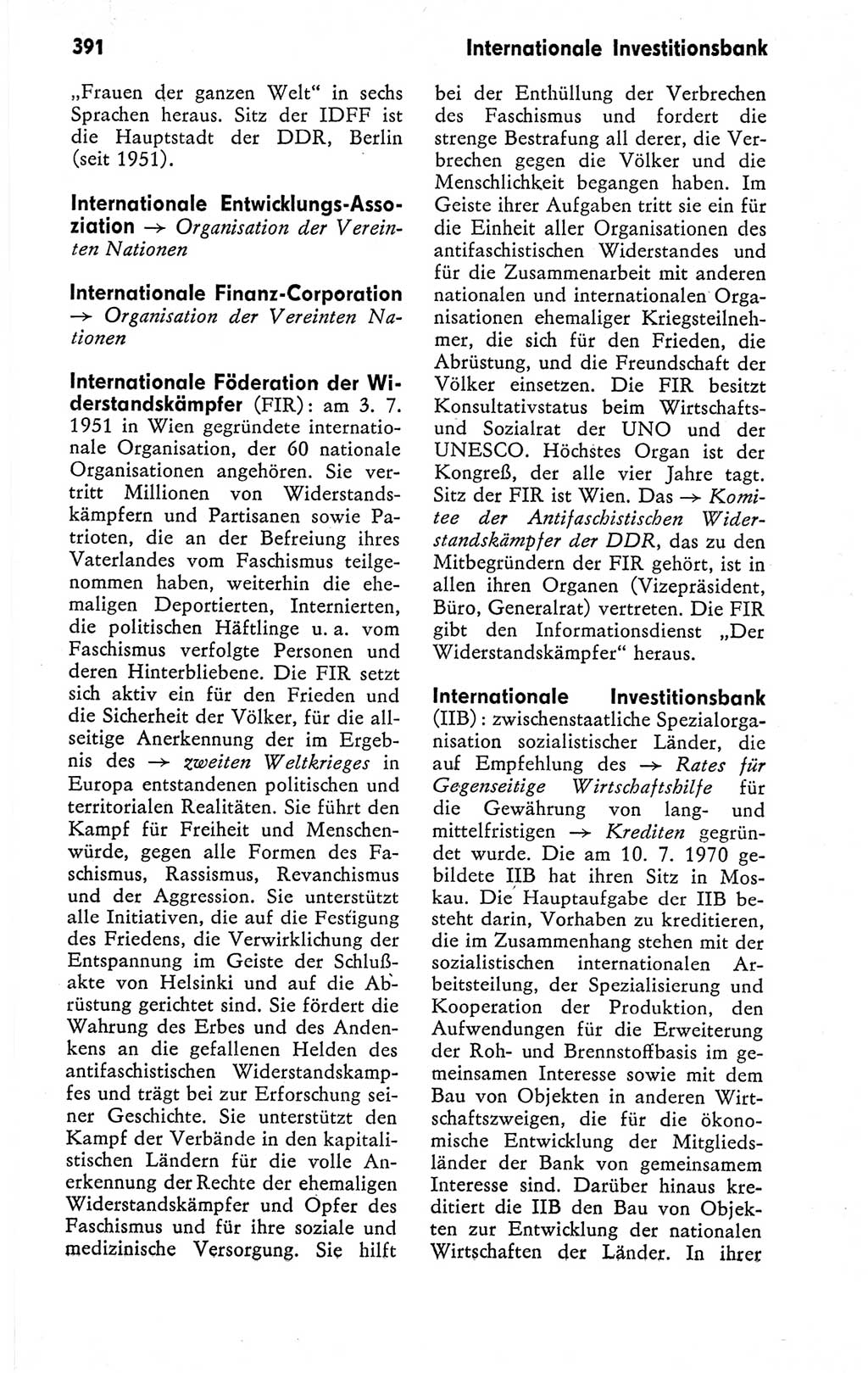 Kleines politisches Wörterbuch [Deutsche Demokratische Republik (DDR)] 1978, Seite 391 (Kl. pol. Wb. DDR 1978, S. 391)