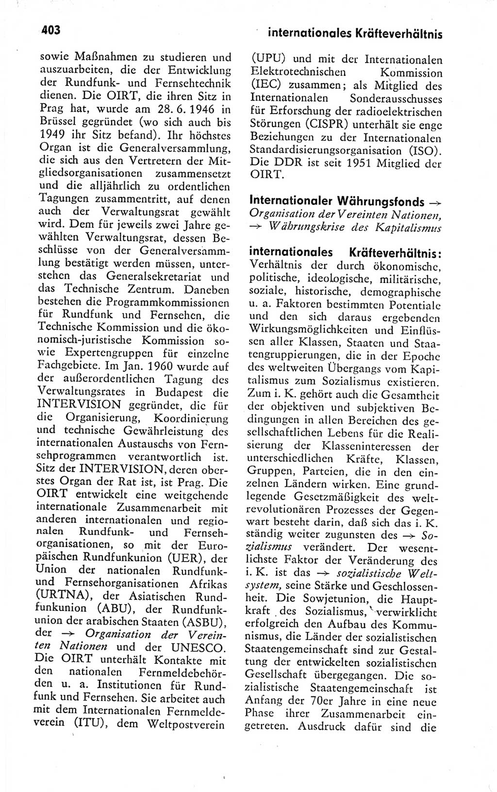 Kleines politisches Wörterbuch [Deutsche Demokratische Republik (DDR)] 1978, Seite 403 (Kl. pol. Wb. DDR 1978, S. 403)