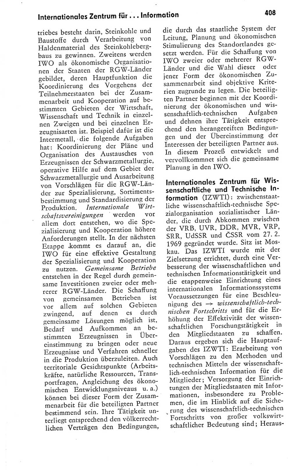 Kleines politisches Wörterbuch [Deutsche Demokratische Republik (DDR)] 1978, Seite 408 (Kl. pol. Wb. DDR 1978, S. 408)