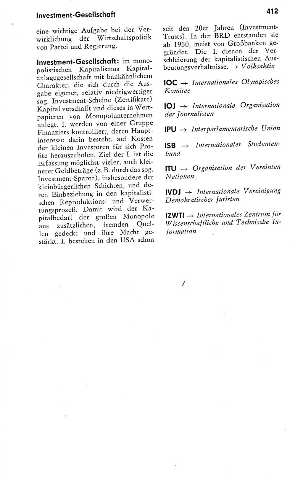 Kleines politisches Wörterbuch [Deutsche Demokratische Republik (DDR)] 1978, Seite 412 (Kl. pol. Wb. DDR 1978, S. 412)