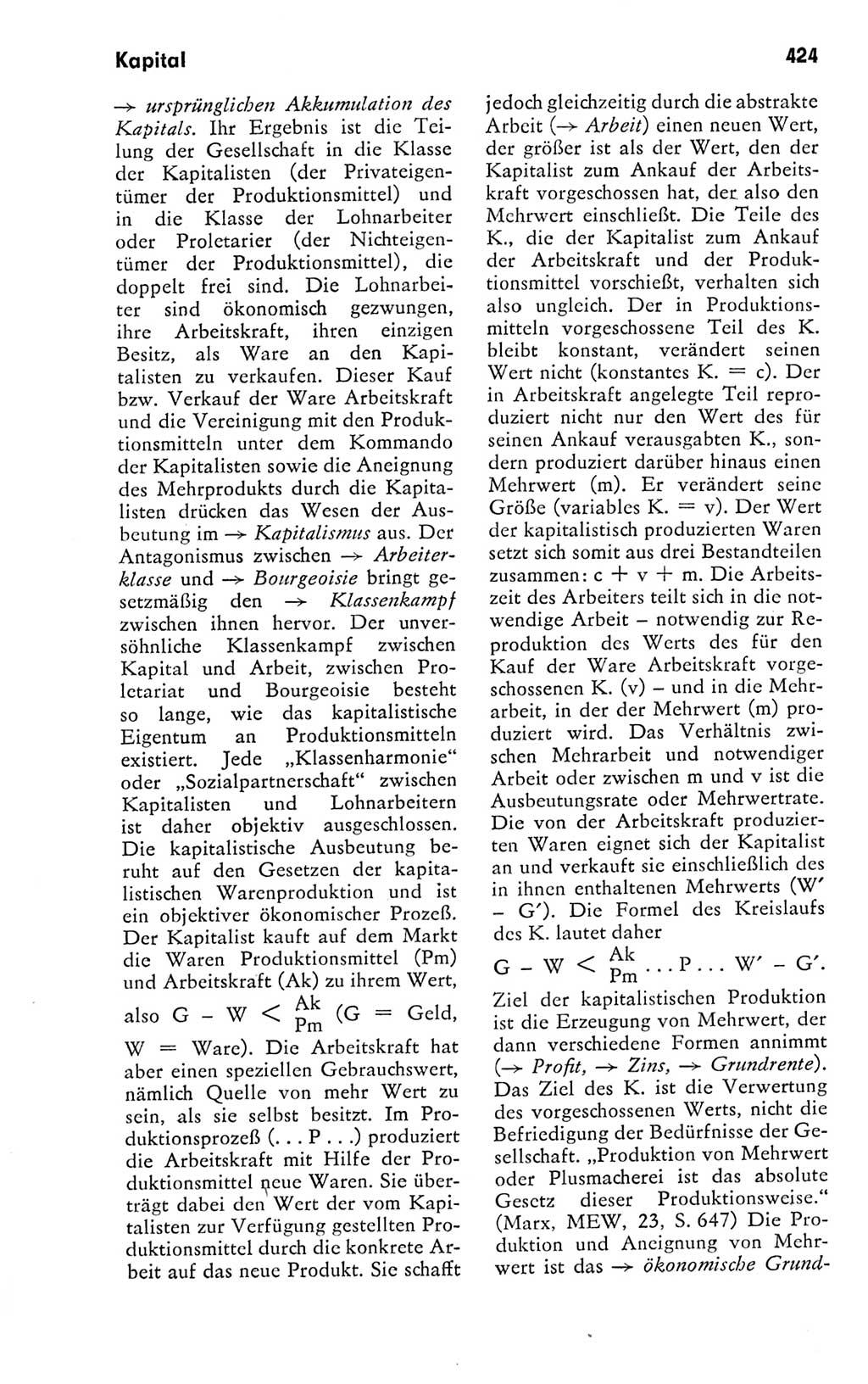 Kleines politisches Wörterbuch [Deutsche Demokratische Republik (DDR)] 1978, Seite 424 (Kl. pol. Wb. DDR 1978, S. 424)