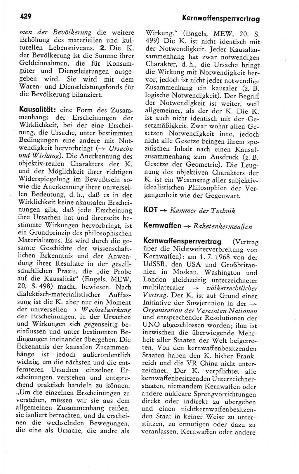 Kleines politisches Wörterbuch [Deutsche Demokratische Republik (DDR)] 1978, Seite 429 (Kl. pol. Wb. DDR 1978, S. 429)