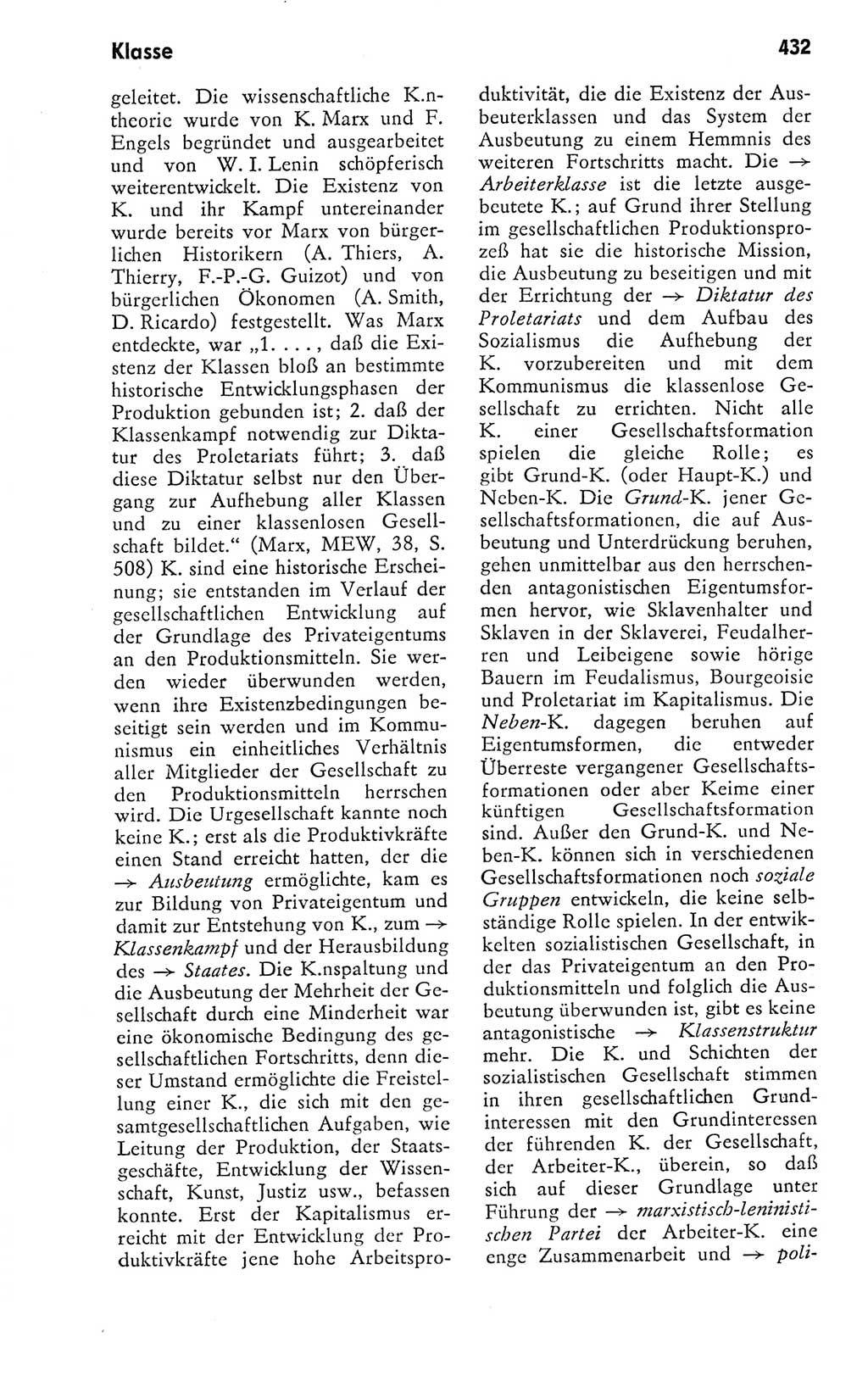 Kleines politisches Wörterbuch [Deutsche Demokratische Republik (DDR)] 1978, Seite 432 (Kl. pol. Wb. DDR 1978, S. 432)