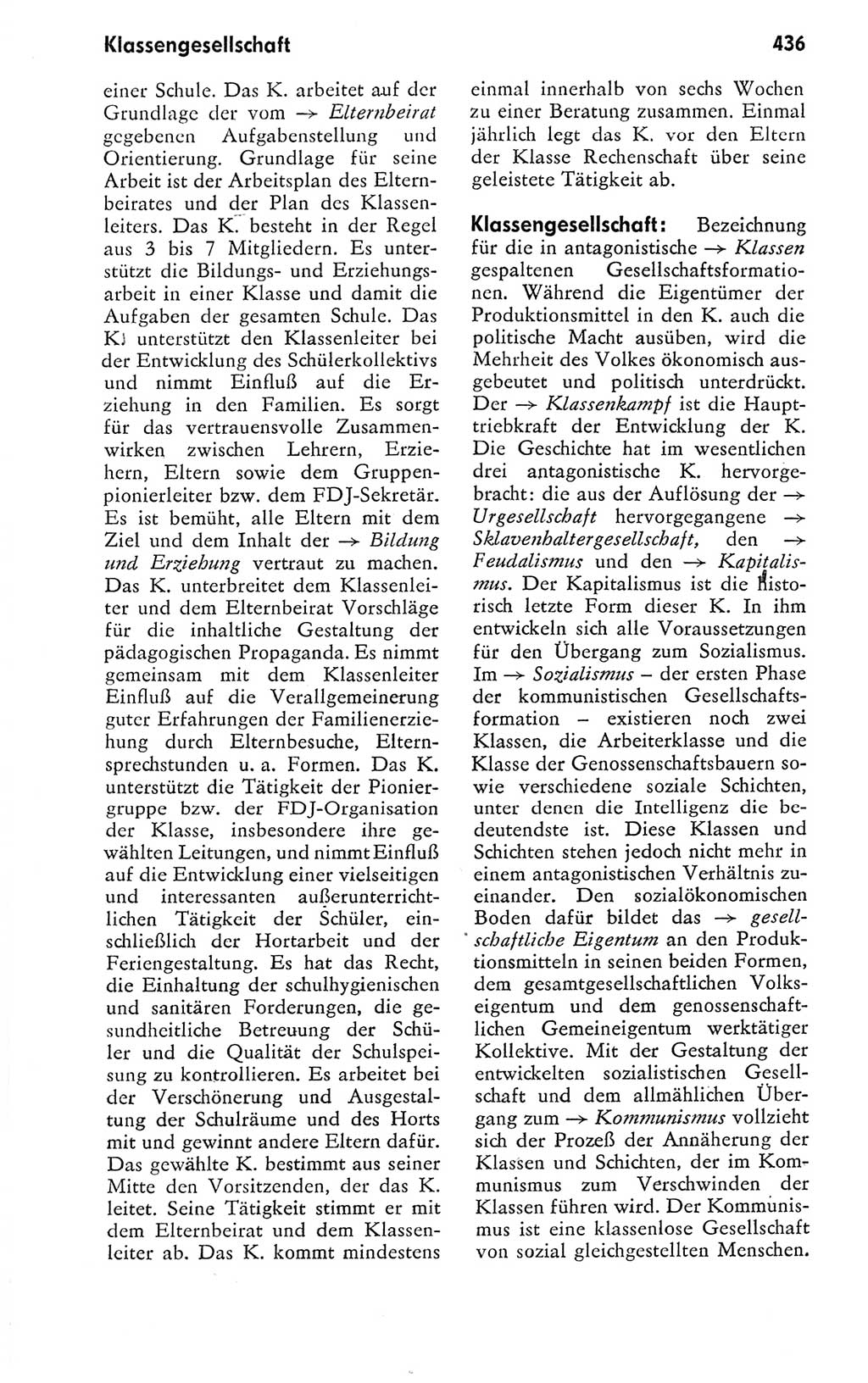 Kleines politisches Wörterbuch [Deutsche Demokratische Republik (DDR)] 1978, Seite 436 (Kl. pol. Wb. DDR 1978, S. 436)