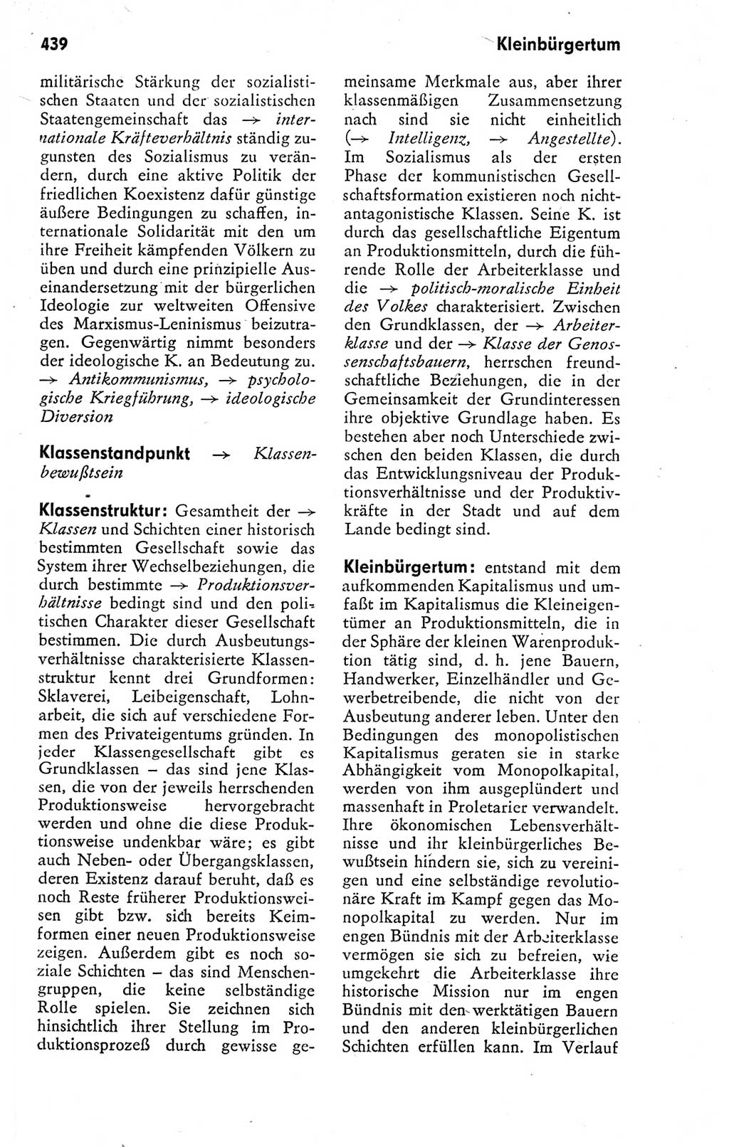 Kleines politisches Wörterbuch [Deutsche Demokratische Republik (DDR)] 1978, Seite 439 (Kl. pol. Wb. DDR 1978, S. 439)