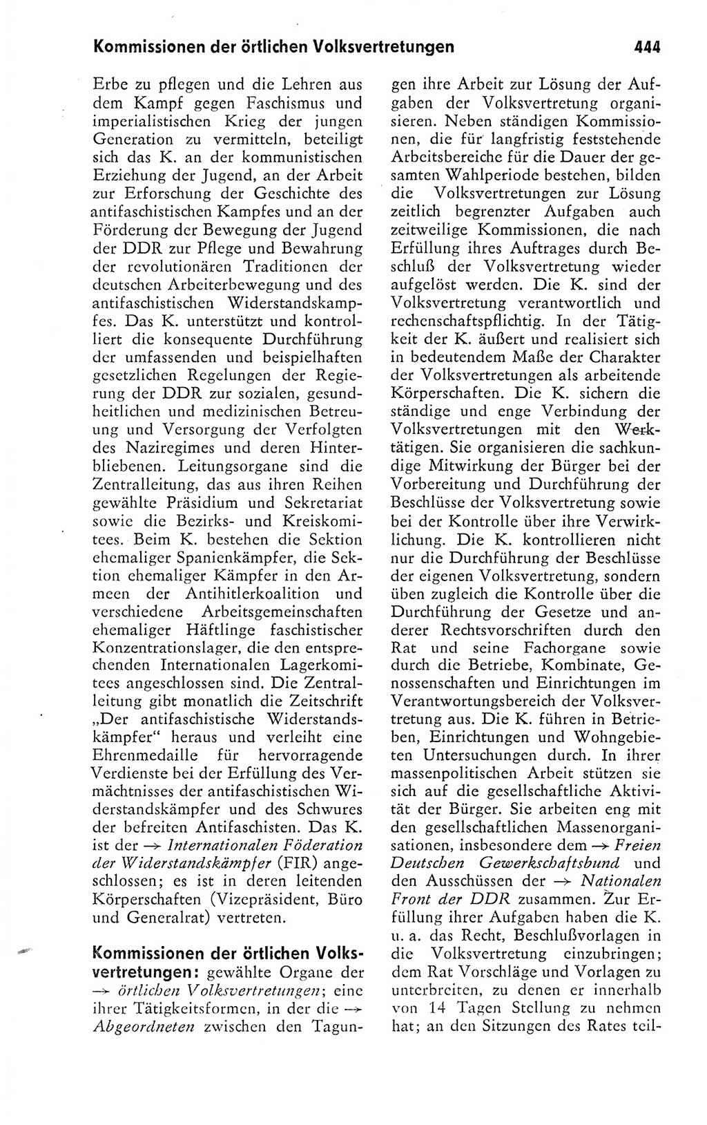Kleines politisches Wörterbuch [Deutsche Demokratische Republik (DDR)] 1978, Seite 444 (Kl. pol. Wb. DDR 1978, S. 444)
