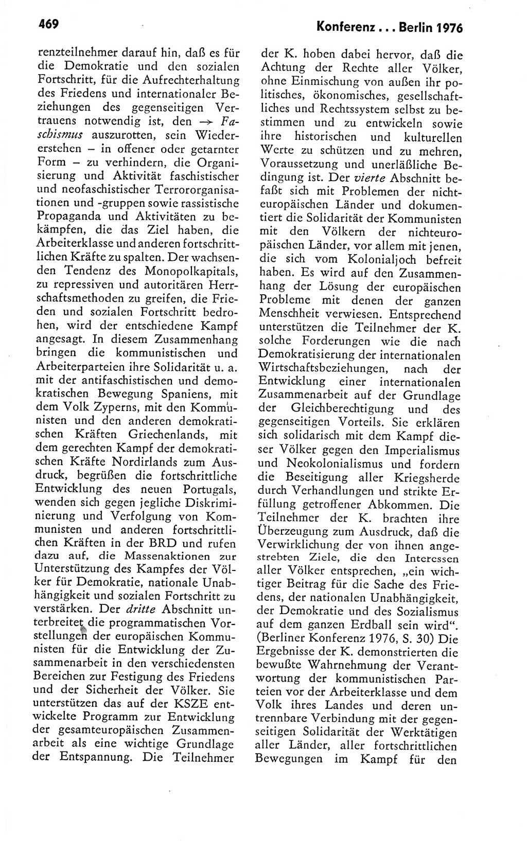 Kleines politisches Wörterbuch [Deutsche Demokratische Republik (DDR)] 1978, Seite 469 (Kl. pol. Wb. DDR 1978, S. 469)