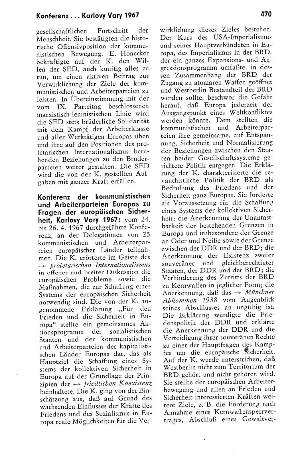 Kleines politisches Wörterbuch [Deutsche Demokratische Republik (DDR)] 1978, Seite 470 (Kl. pol. Wb. DDR 1978, S. 470)