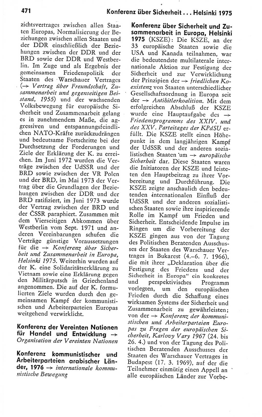 Kleines politisches Wörterbuch [Deutsche Demokratische Republik (DDR)] 1978, Seite 471 (Kl. pol. Wb. DDR 1978, S. 471)