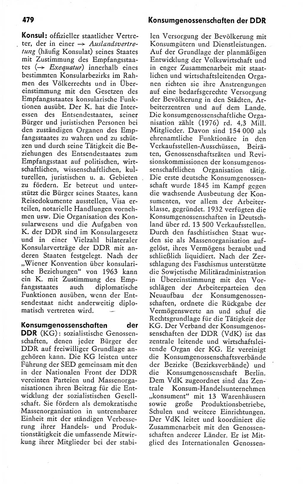 Kleines politisches Wörterbuch [Deutsche Demokratische Republik (DDR)] 1978, Seite 479 (Kl. pol. Wb. DDR 1978, S. 479)