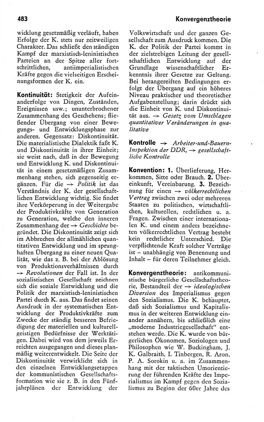 Kleines politisches Wörterbuch [Deutsche Demokratische Republik (DDR)] 1978, Seite 483 (Kl. pol. Wb. DDR 1978, S. 483)