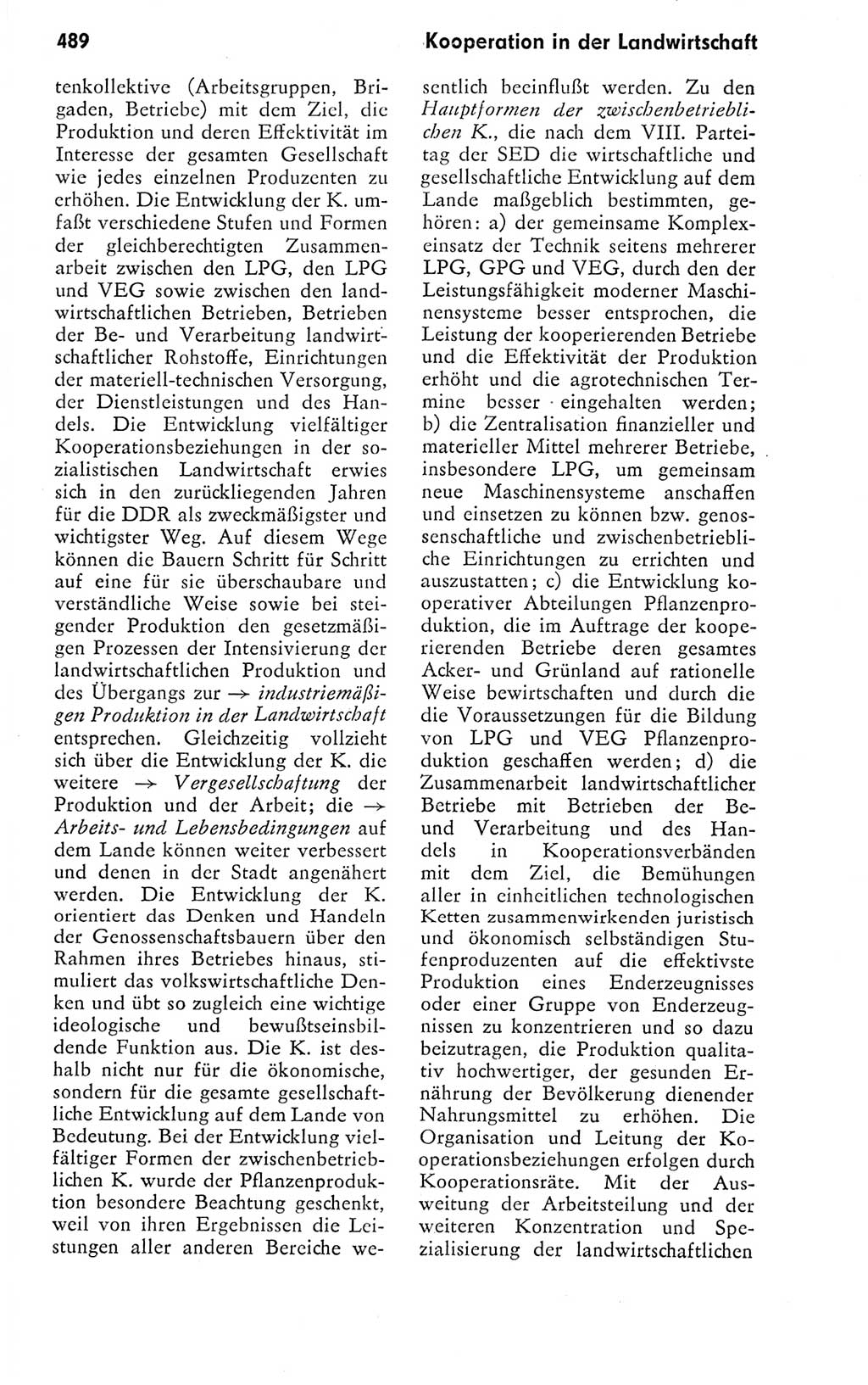 Kleines politisches Wörterbuch [Deutsche Demokratische Republik (DDR)] 1978, Seite 489 (Kl. pol. Wb. DDR 1978, S. 489)