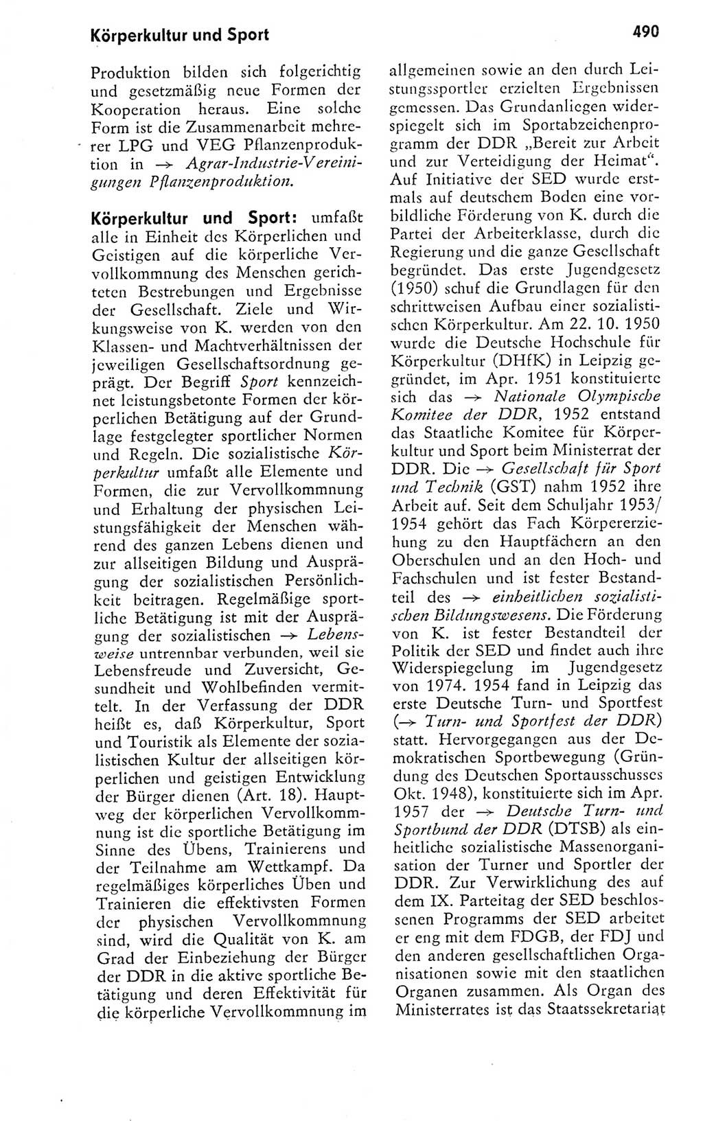Kleines politisches Wörterbuch [Deutsche Demokratische Republik (DDR)] 1978, Seite 490 (Kl. pol. Wb. DDR 1978, S. 490)