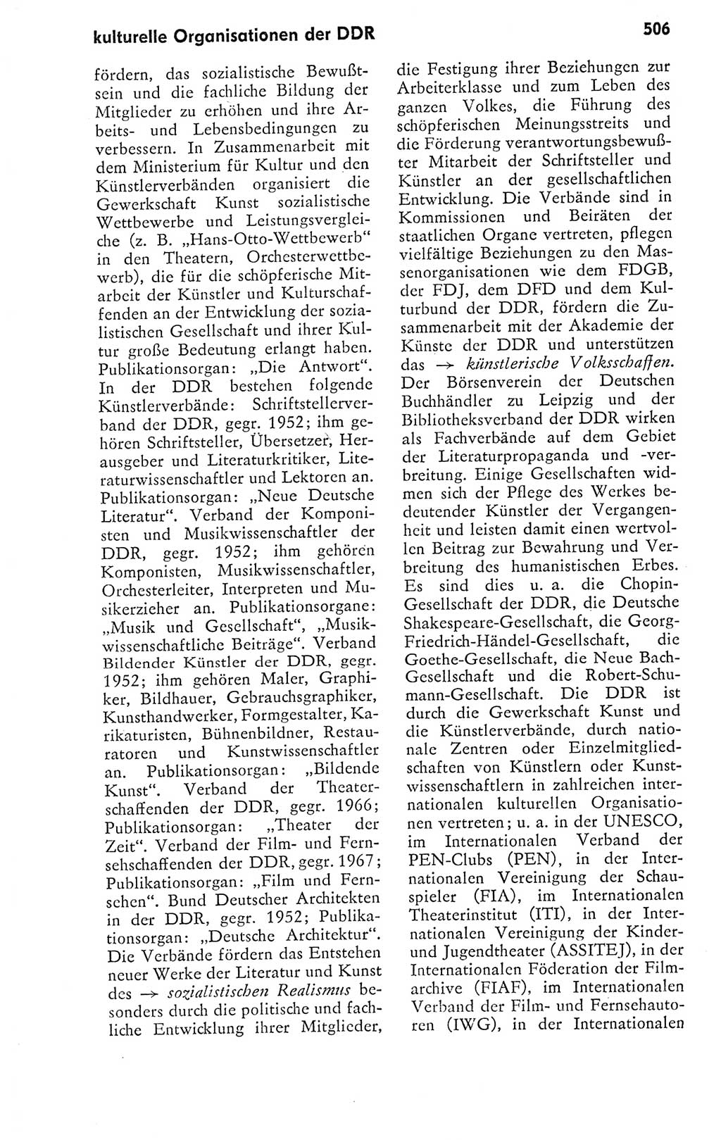 Kleines politisches Wörterbuch [Deutsche Demokratische Republik (DDR)] 1978, Seite 506 (Kl. pol. Wb. DDR 1978, S. 506)