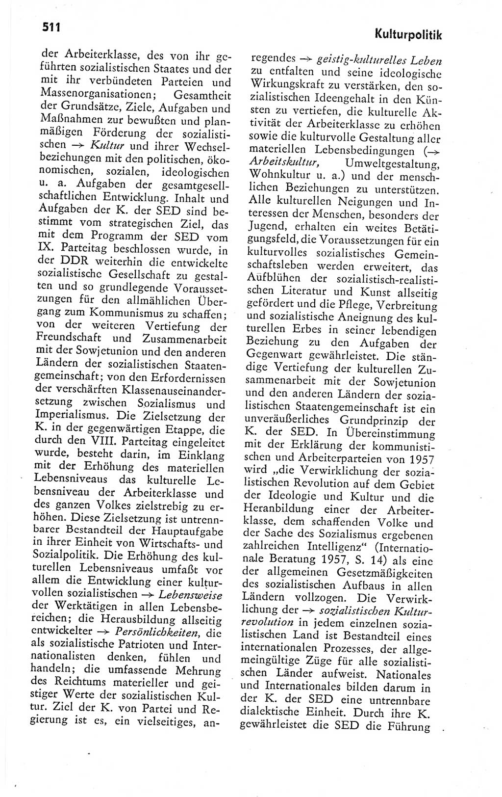 Kleines politisches Wörterbuch [Deutsche Demokratische Republik (DDR)] 1978, Seite 511 (Kl. pol. Wb. DDR 1978, S. 511)