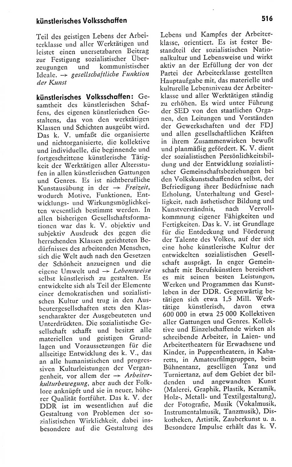 Kleines politisches Wörterbuch [Deutsche Demokratische Republik (DDR)] 1978, Seite 516 (Kl. pol. Wb. DDR 1978, S. 516)