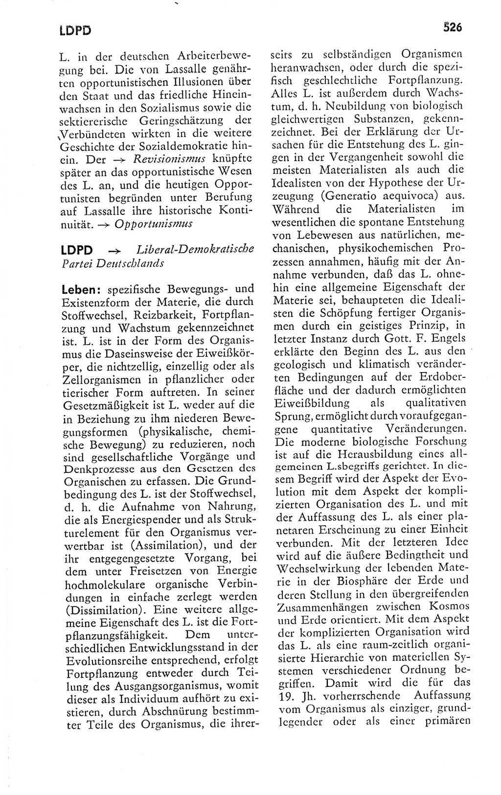 Kleines politisches Wörterbuch [Deutsche Demokratische Republik (DDR)] 1978, Seite 526 (Kl. pol. Wb. DDR 1978, S. 526)