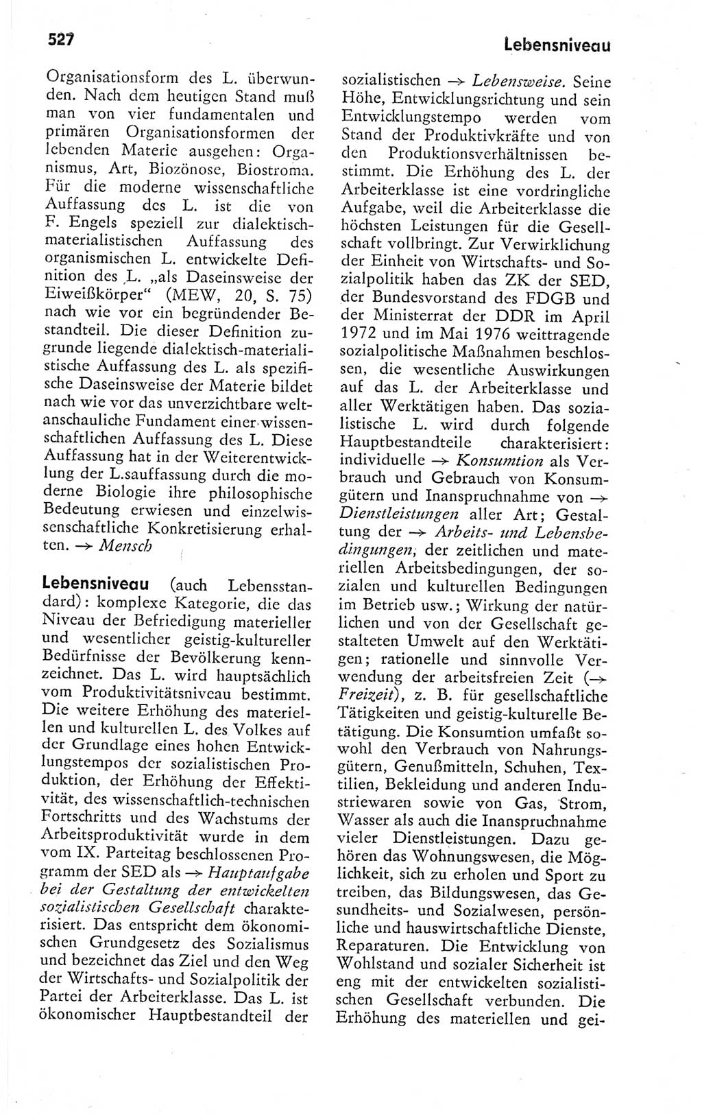 Kleines politisches Wörterbuch [Deutsche Demokratische Republik (DDR)] 1978, Seite 527 (Kl. pol. Wb. DDR 1978, S. 527)