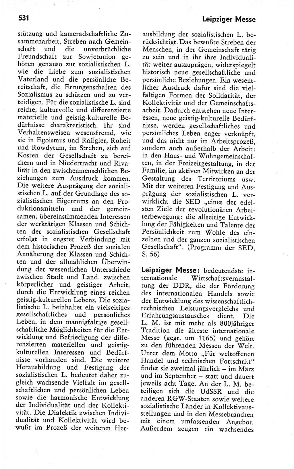 Kleines politisches Wörterbuch [Deutsche Demokratische Republik (DDR)] 1978, Seite 531 (Kl. pol. Wb. DDR 1978, S. 531)