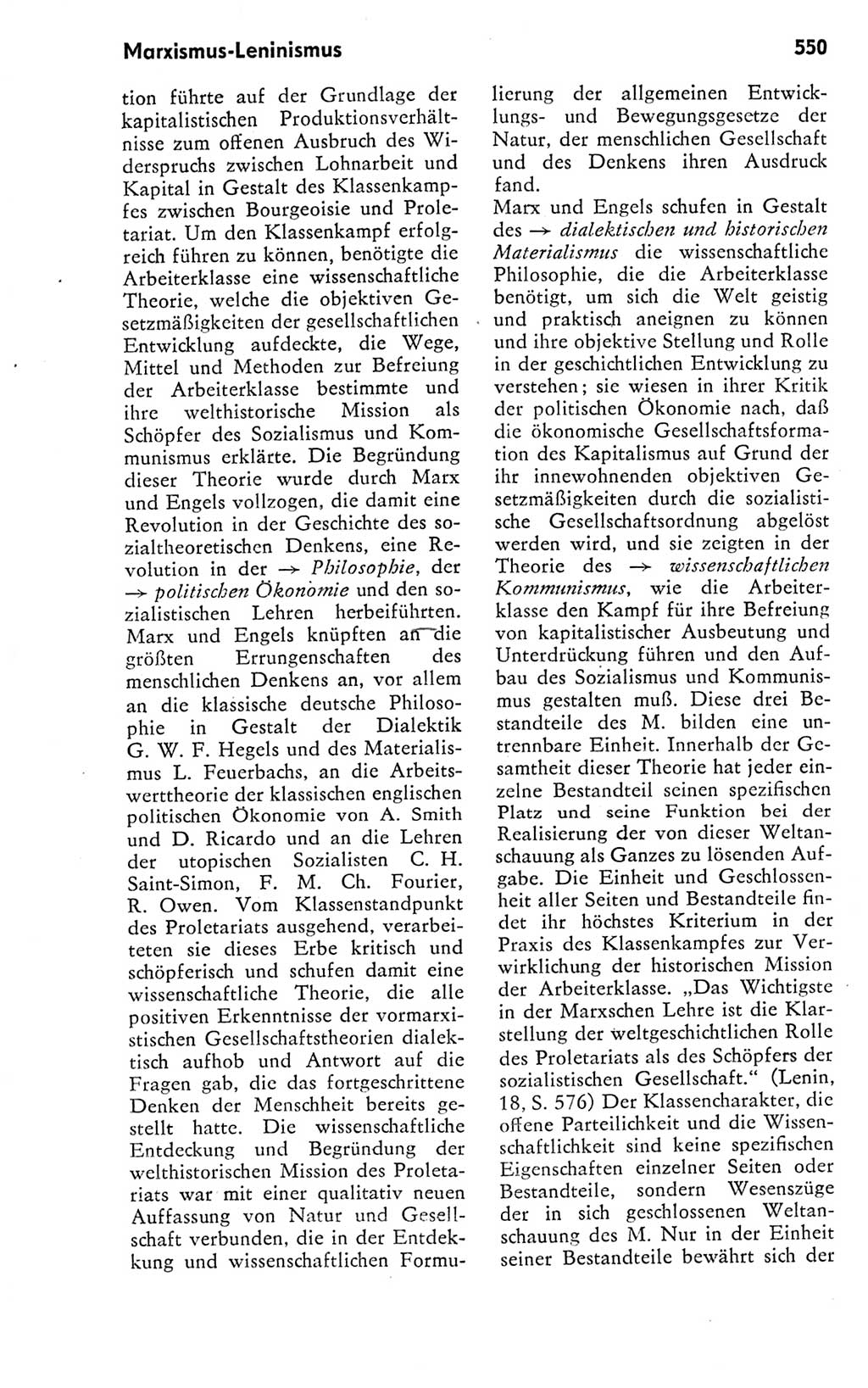 Kleines politisches Wörterbuch [Deutsche Demokratische Republik (DDR)] 1978, Seite 550 (Kl. pol. Wb. DDR 1978, S. 550)