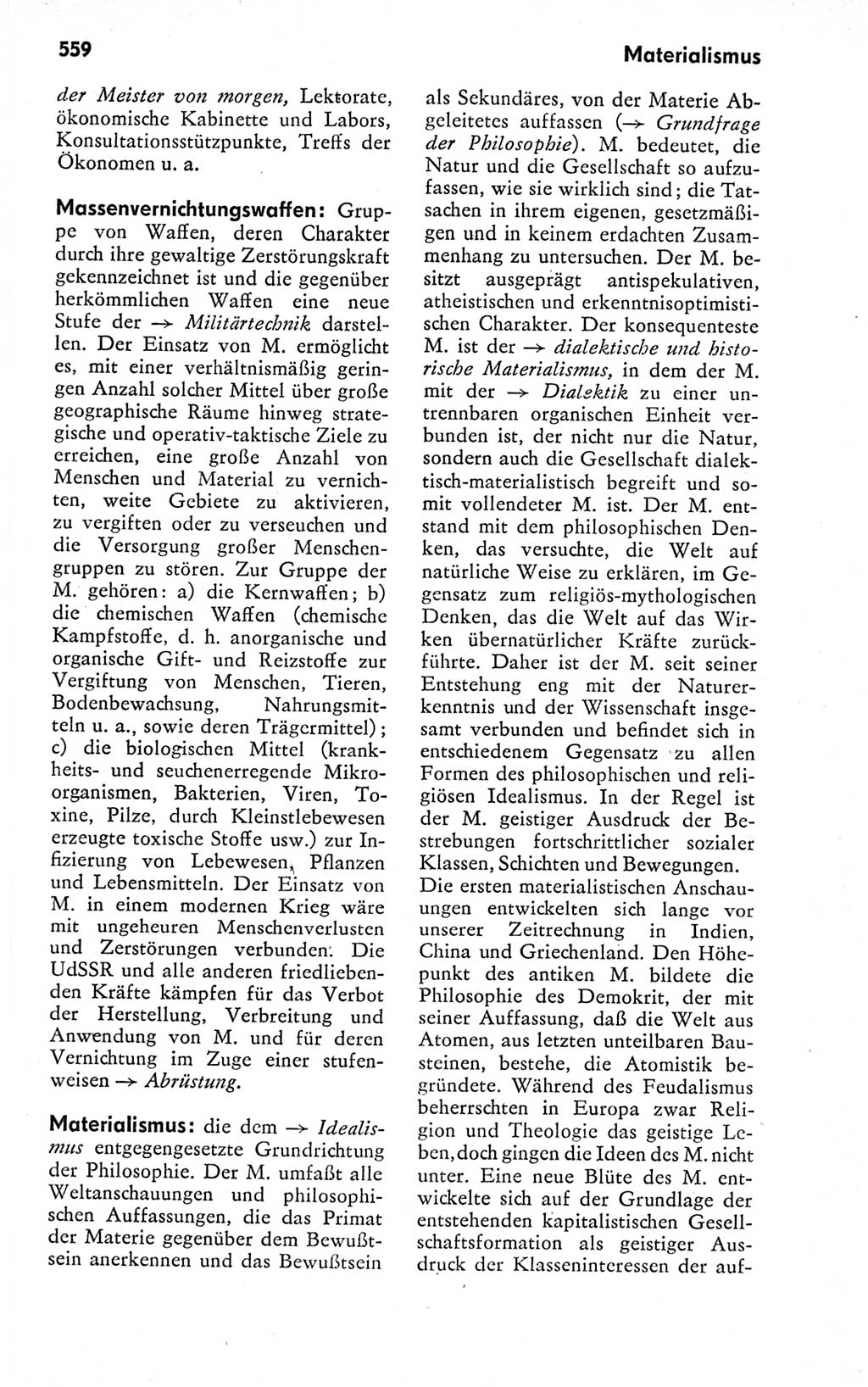 Kleines politisches Wörterbuch [Deutsche Demokratische Republik (DDR)] 1978, Seite 559 (Kl. pol. Wb. DDR 1978, S. 559)
