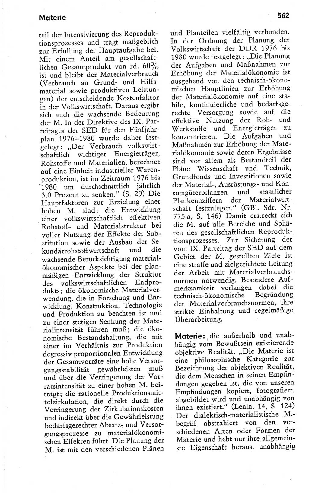 Kleines politisches Wörterbuch [Deutsche Demokratische Republik (DDR)] 1978, Seite 562 (Kl. pol. Wb. DDR 1978, S. 562)