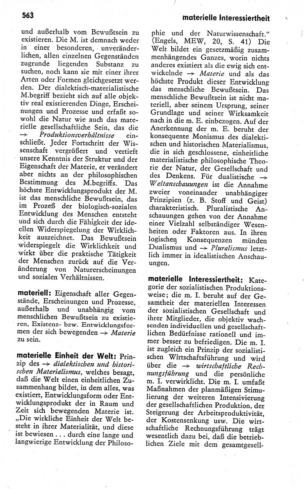 Kleines politisches Wörterbuch [Deutsche Demokratische Republik (DDR)] 1978, Seite 563 (Kl. pol. Wb. DDR 1978, S. 563)