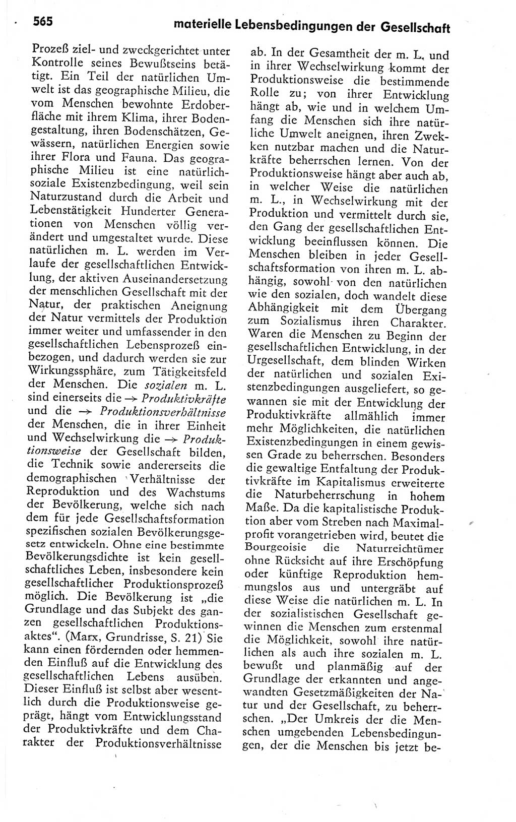 Kleines politisches Wörterbuch [Deutsche Demokratische Republik (DDR)] 1978, Seite 565 (Kl. pol. Wb. DDR 1978, S. 565)