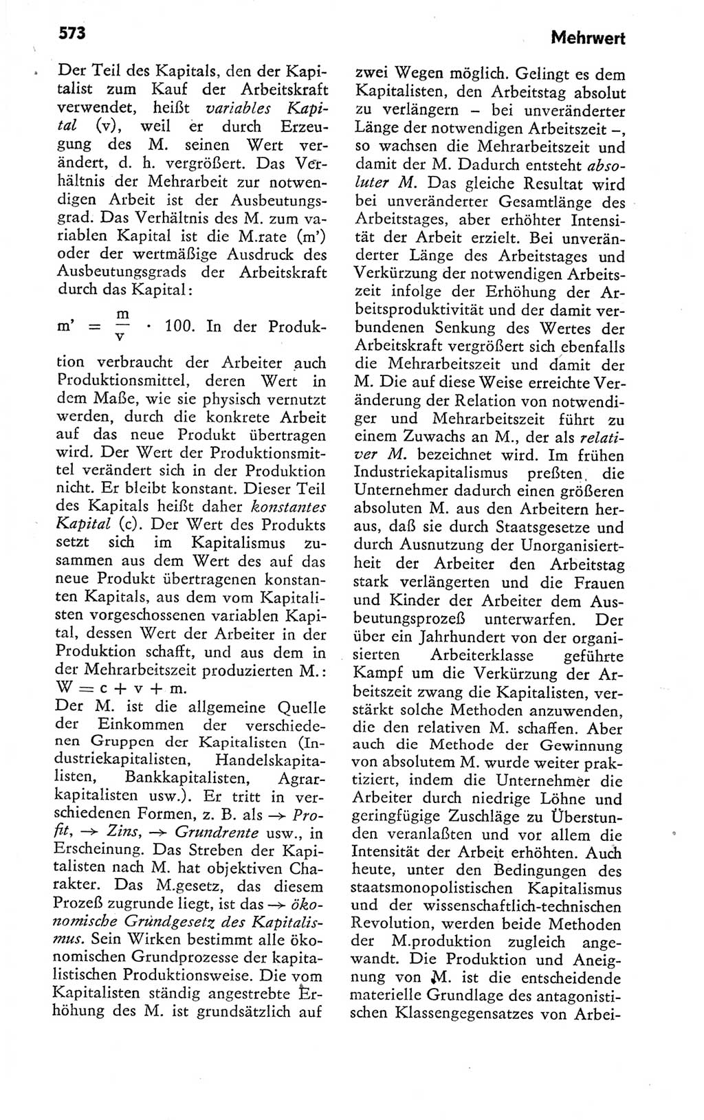 Kleines politisches Wörterbuch [Deutsche Demokratische Republik (DDR)] 1978, Seite 573 (Kl. pol. Wb. DDR 1978, S. 573)