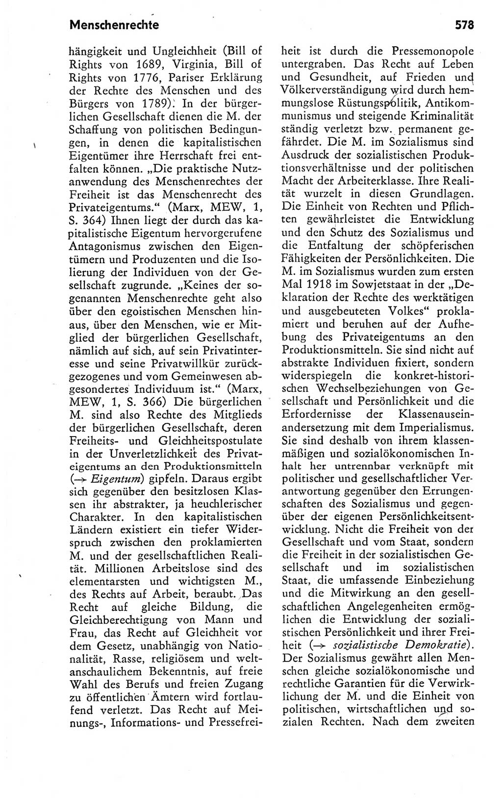 Kleines politisches Wörterbuch [Deutsche Demokratische Republik (DDR)] 1978, Seite 578 (Kl. pol. Wb. DDR 1978, S. 578)