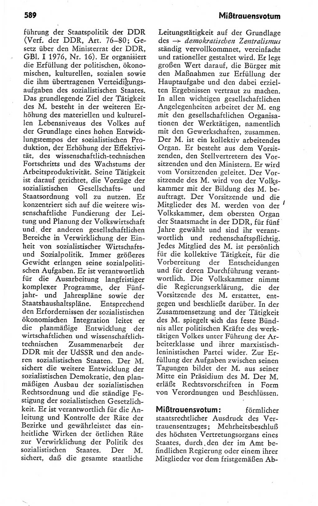 Kleines politisches Wörterbuch [Deutsche Demokratische Republik (DDR)] 1978, Seite 589 (Kl. pol. Wb. DDR 1978, S. 589)