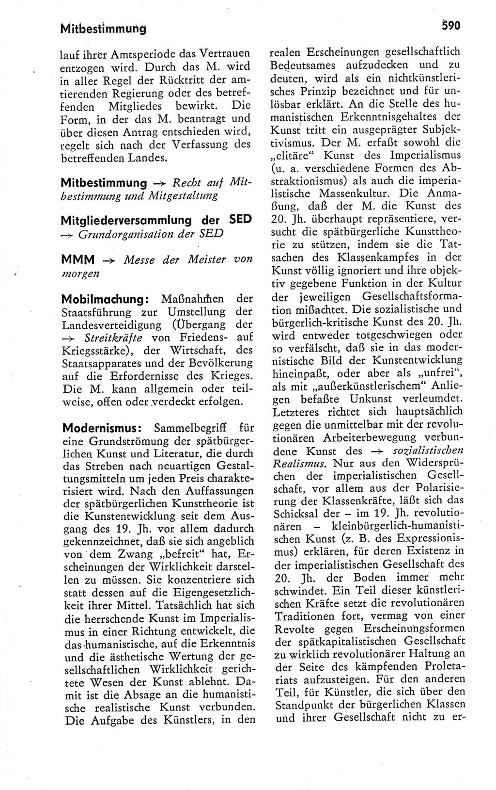 Kleines politisches Wörterbuch [Deutsche Demokratische Republik (DDR)] 1978, Seite 590 (Kl. pol. Wb. DDR 1978, S. 590)