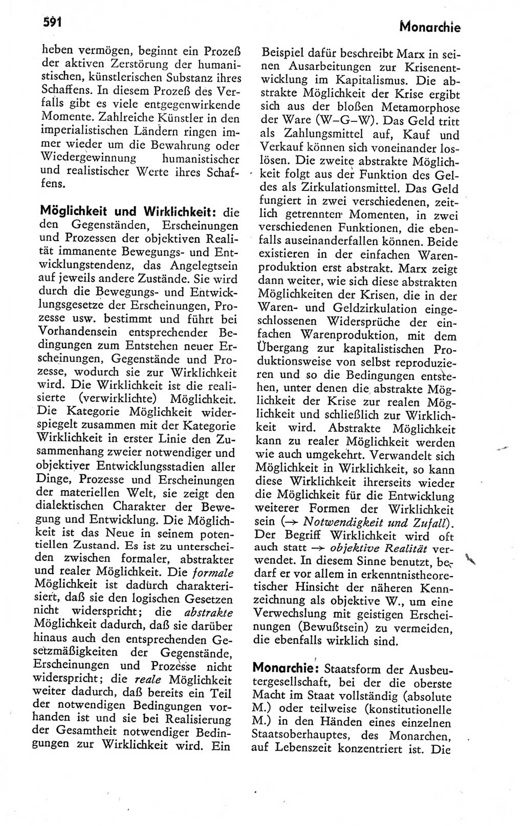 Kleines politisches Wörterbuch [Deutsche Demokratische Republik (DDR)] 1978, Seite 591 (Kl. pol. Wb. DDR 1978, S. 591)