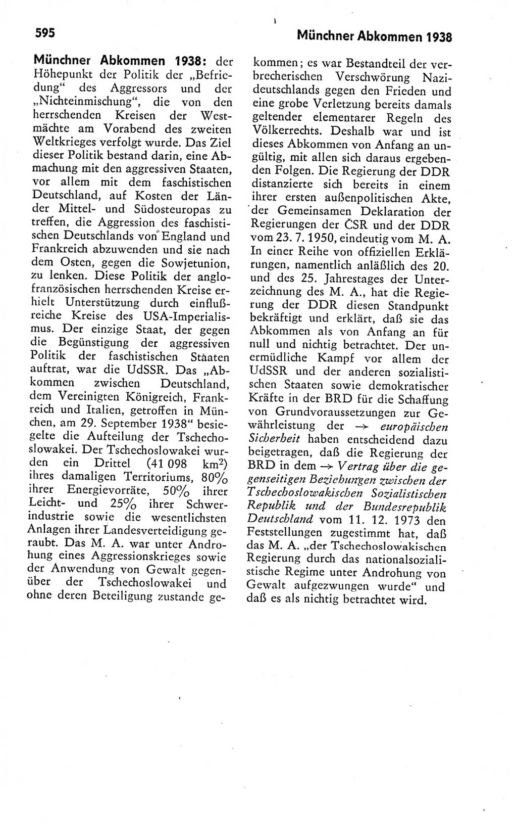 Kleines politisches Wörterbuch [Deutsche Demokratische Republik (DDR)] 1978, Seite 595 (Kl. pol. Wb. DDR 1978, S. 595)